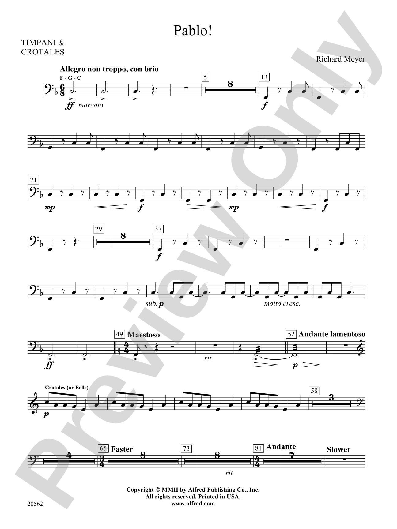 Pablo!: Timpani