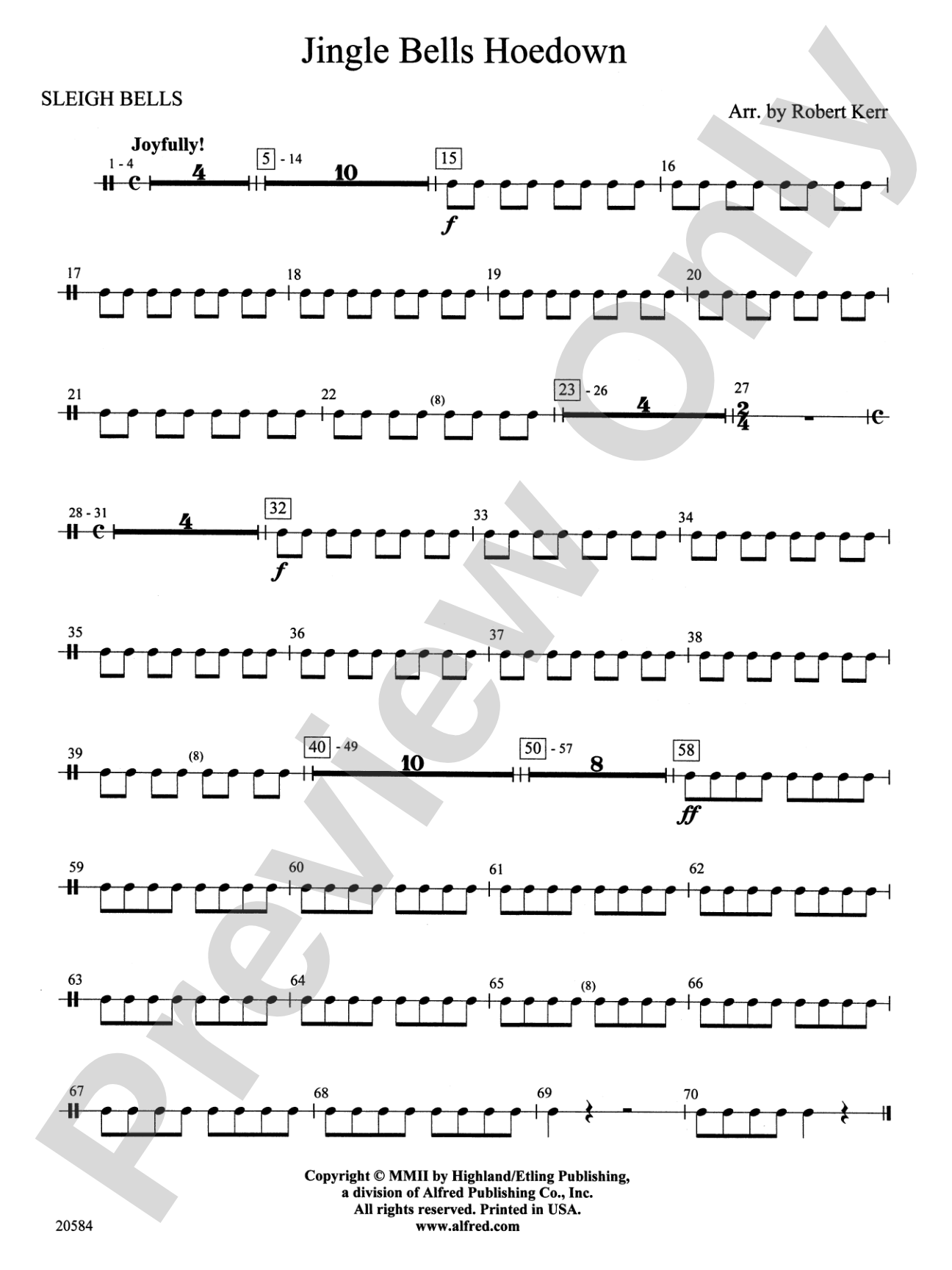 Jingle Bells Hoedown: Bells