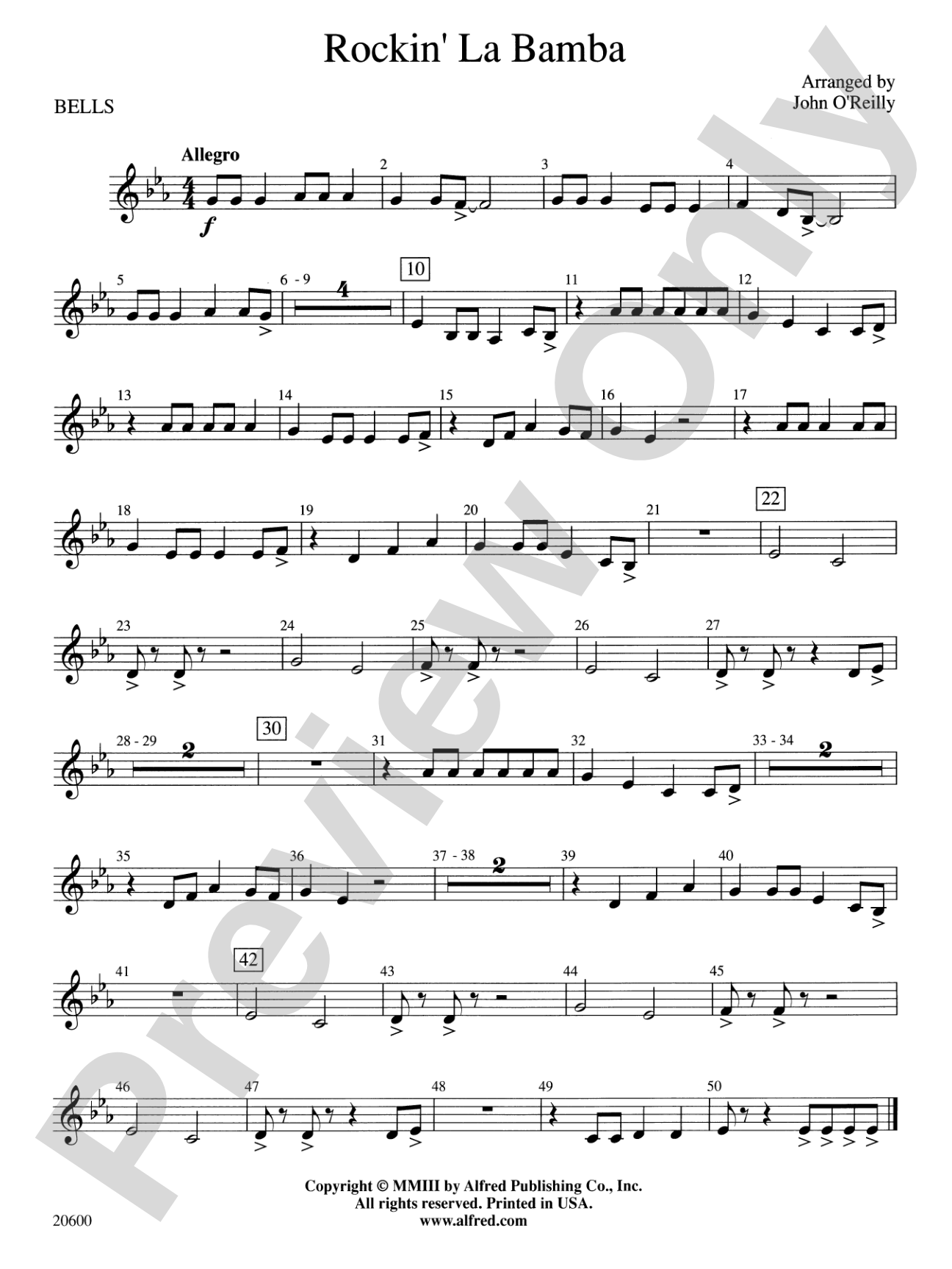 Rockin' La Bamba: Bells
