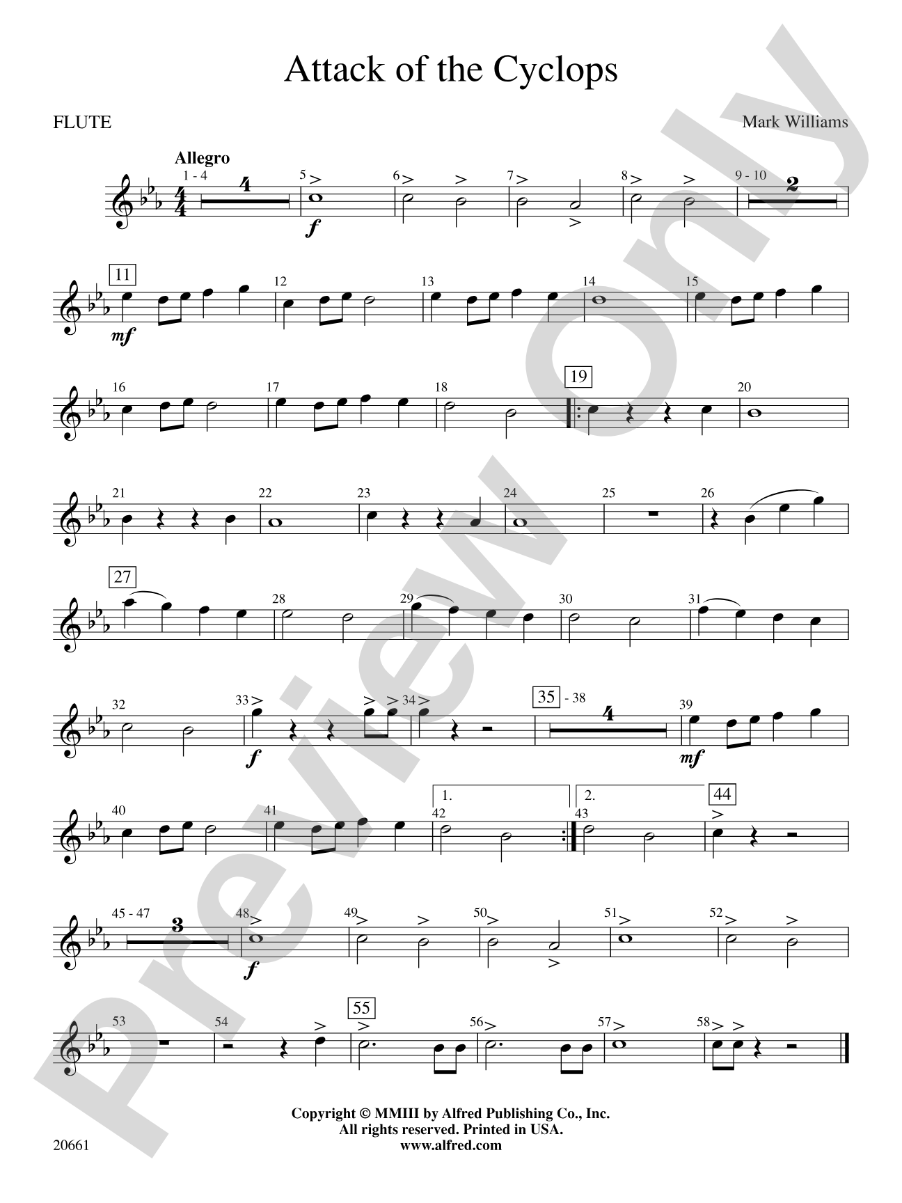 Attack of the Cyclops: Flute