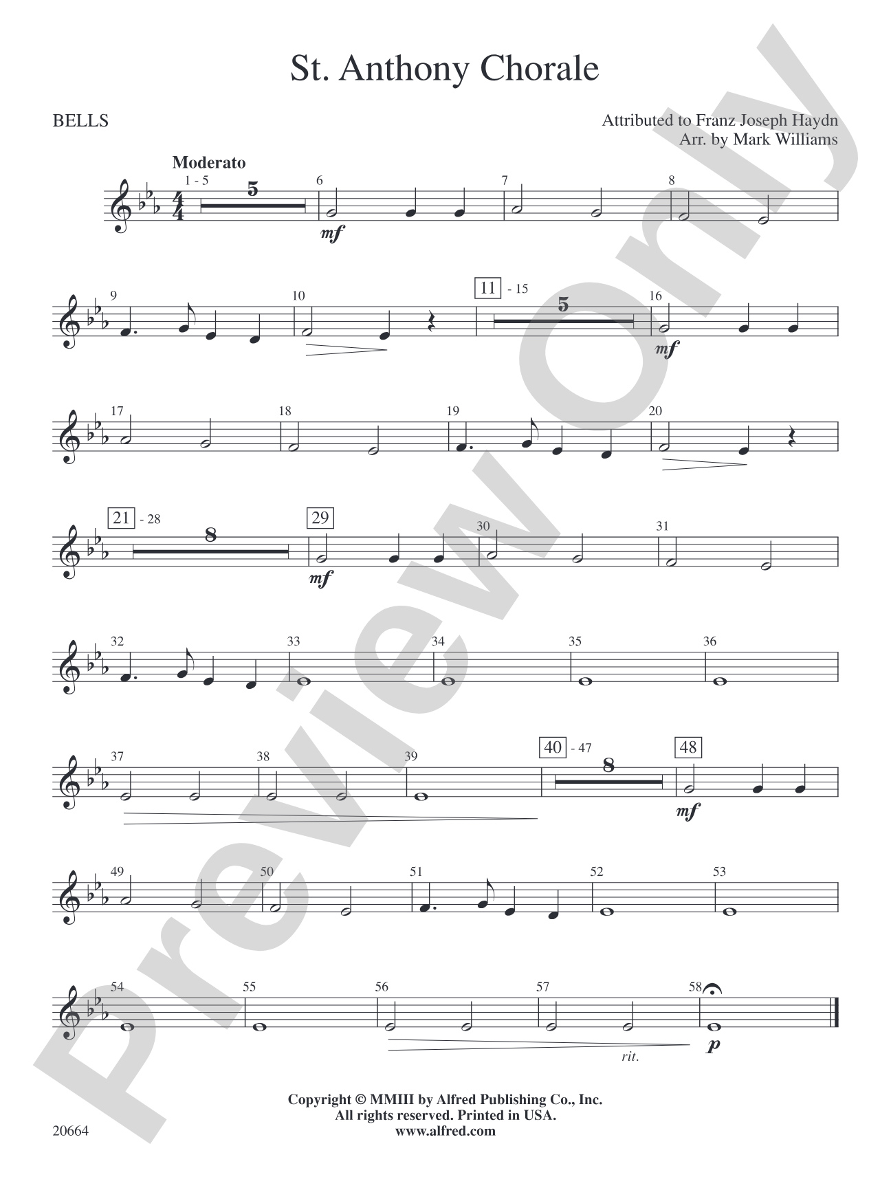 St. Anthony Chorale: Bells