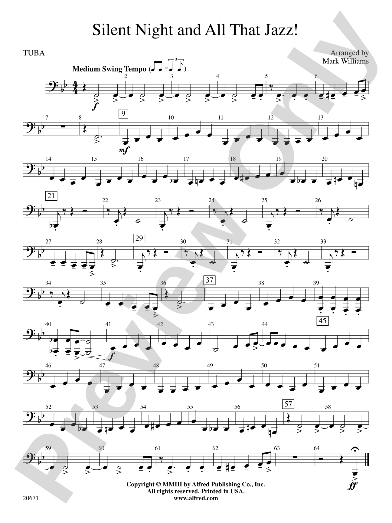 Silent Night & All That Jazz!: Tuba