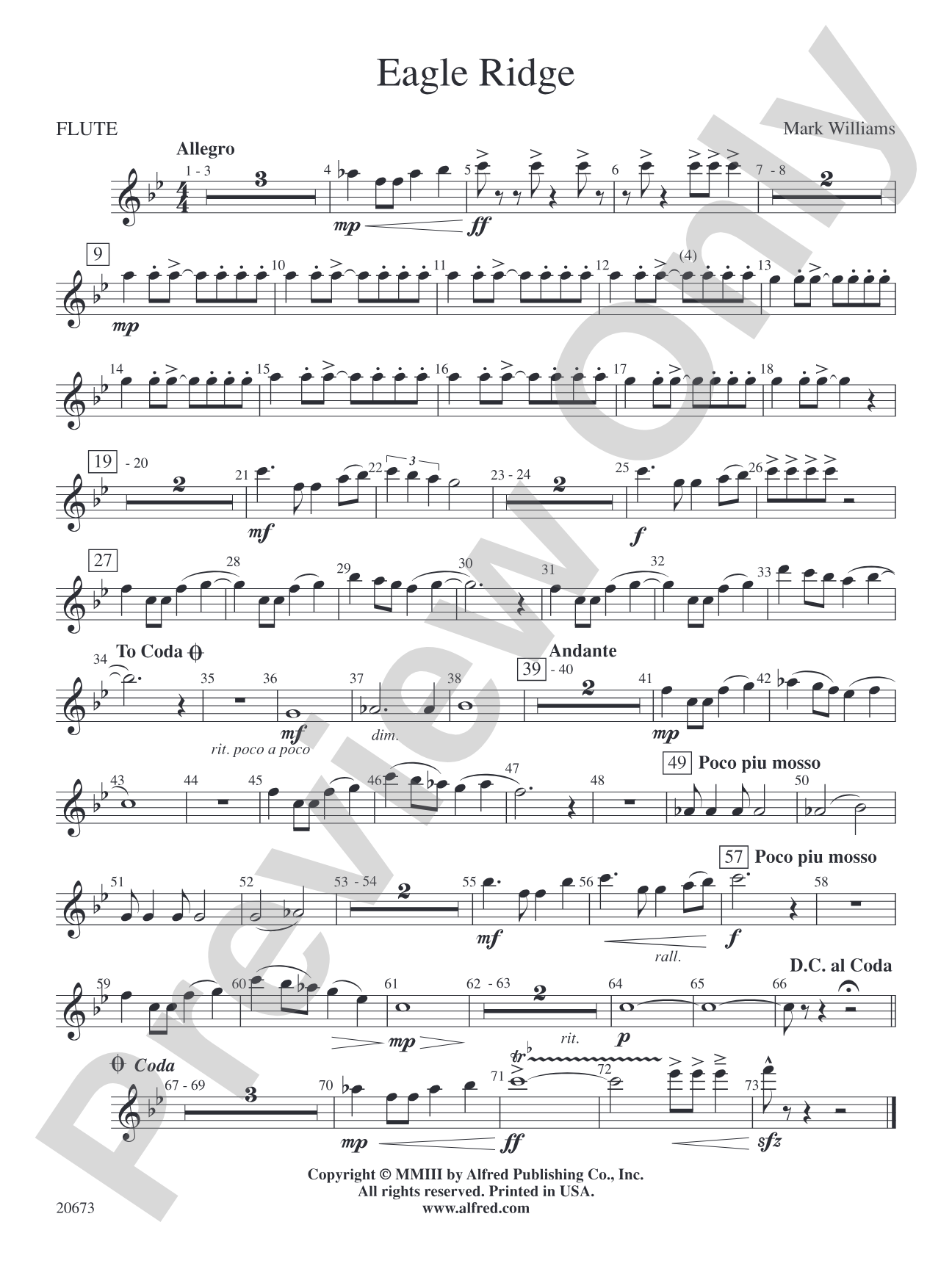 Eagle Ridge: Flute