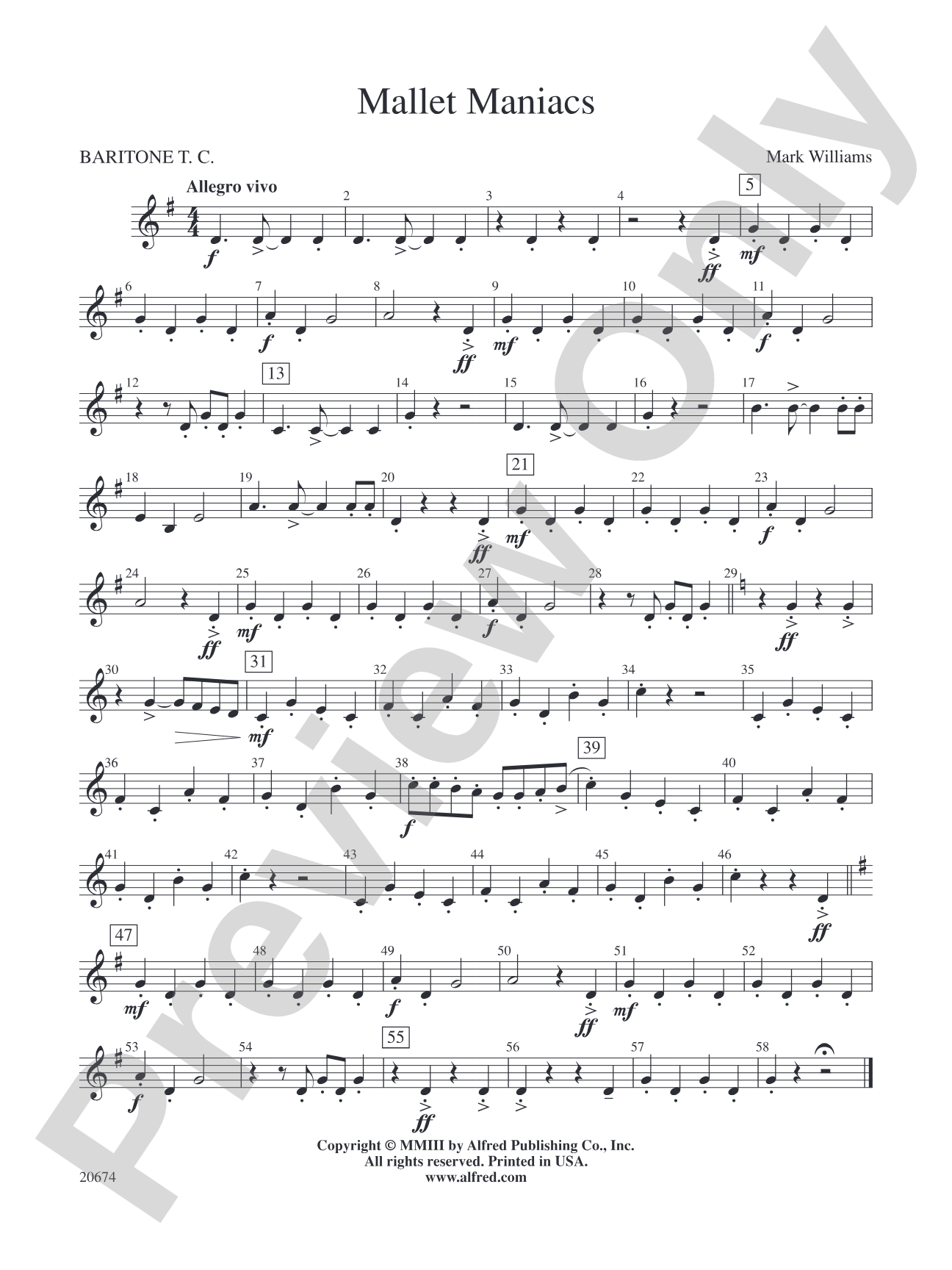 Mallet Maniacs: Baritone T.C.
