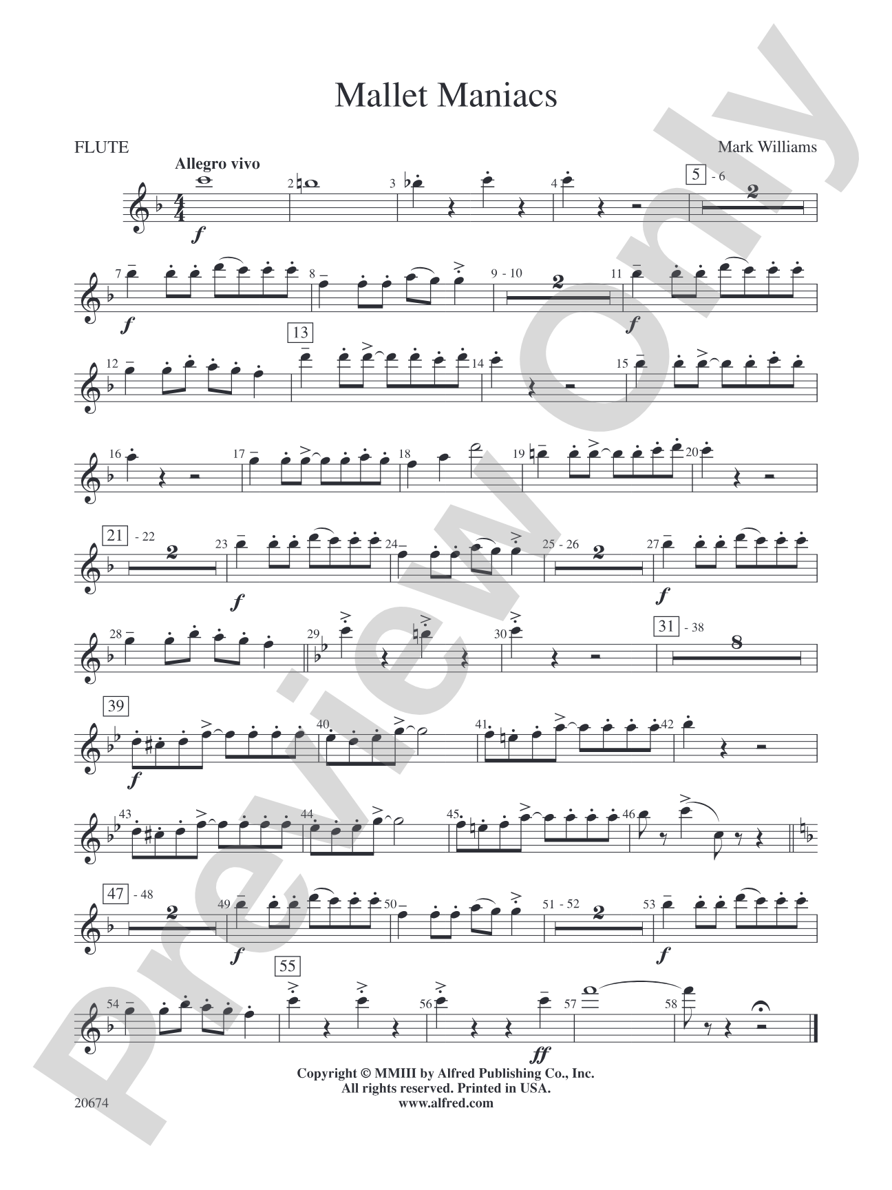 Mallet Maniacs: Flute