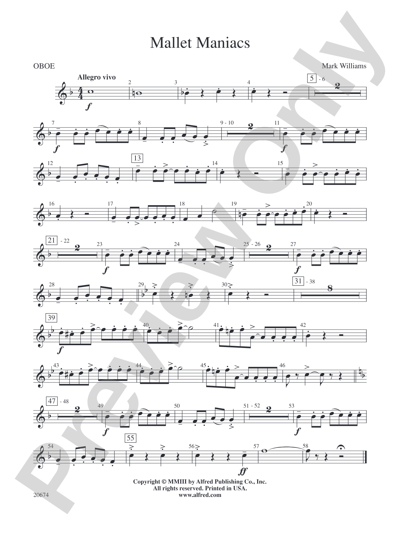 Mallet Maniacs: Oboe