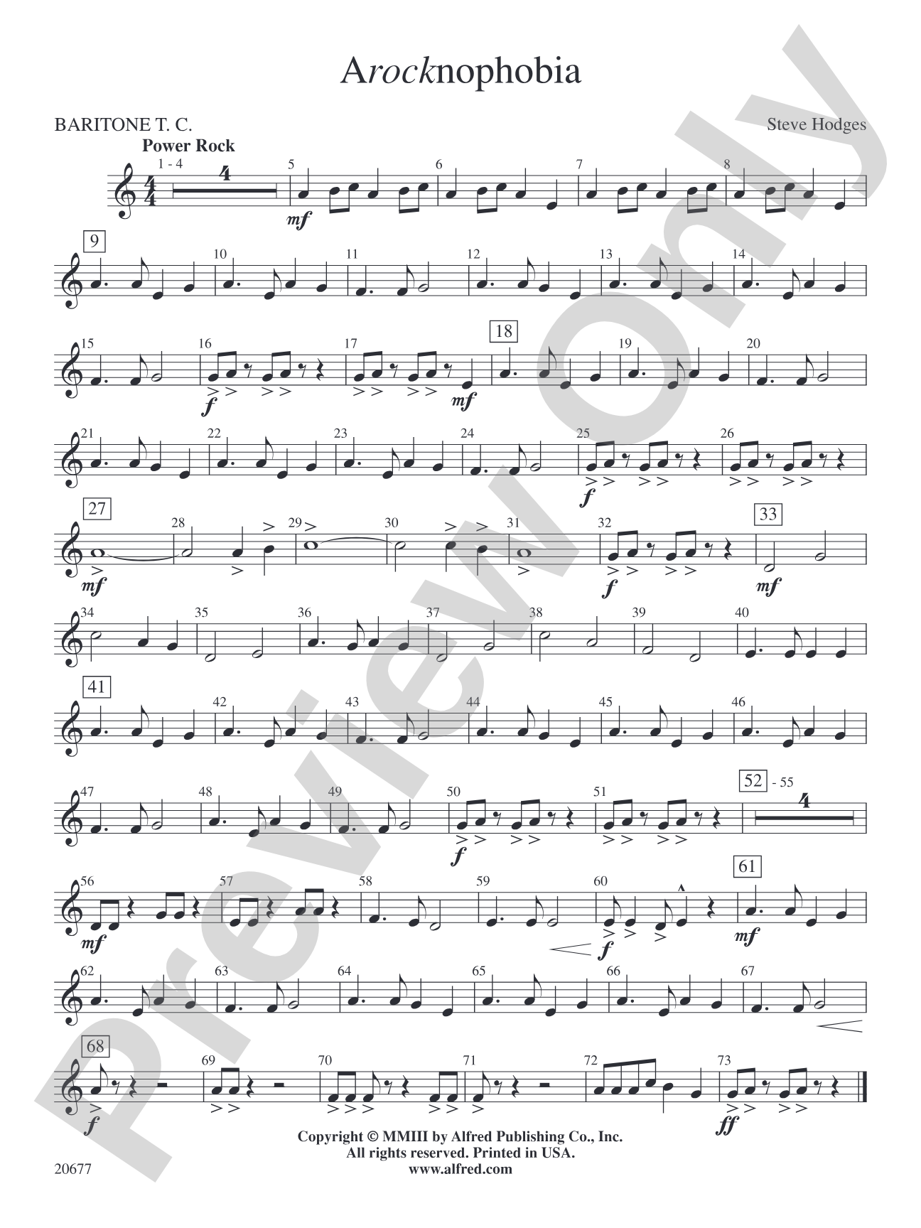 Arocknophobia: Baritone T.C.