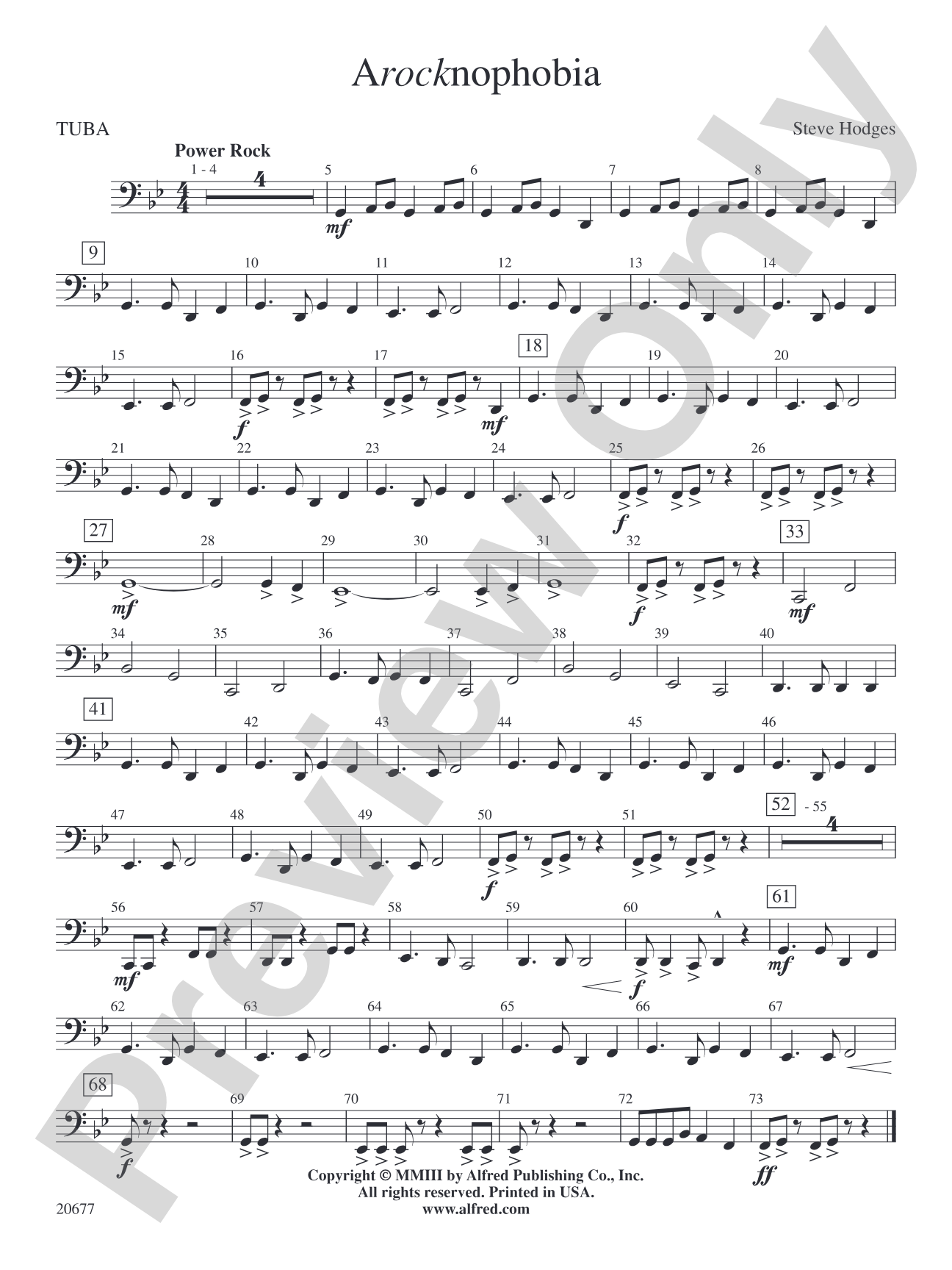 Arocknophobia: Tuba