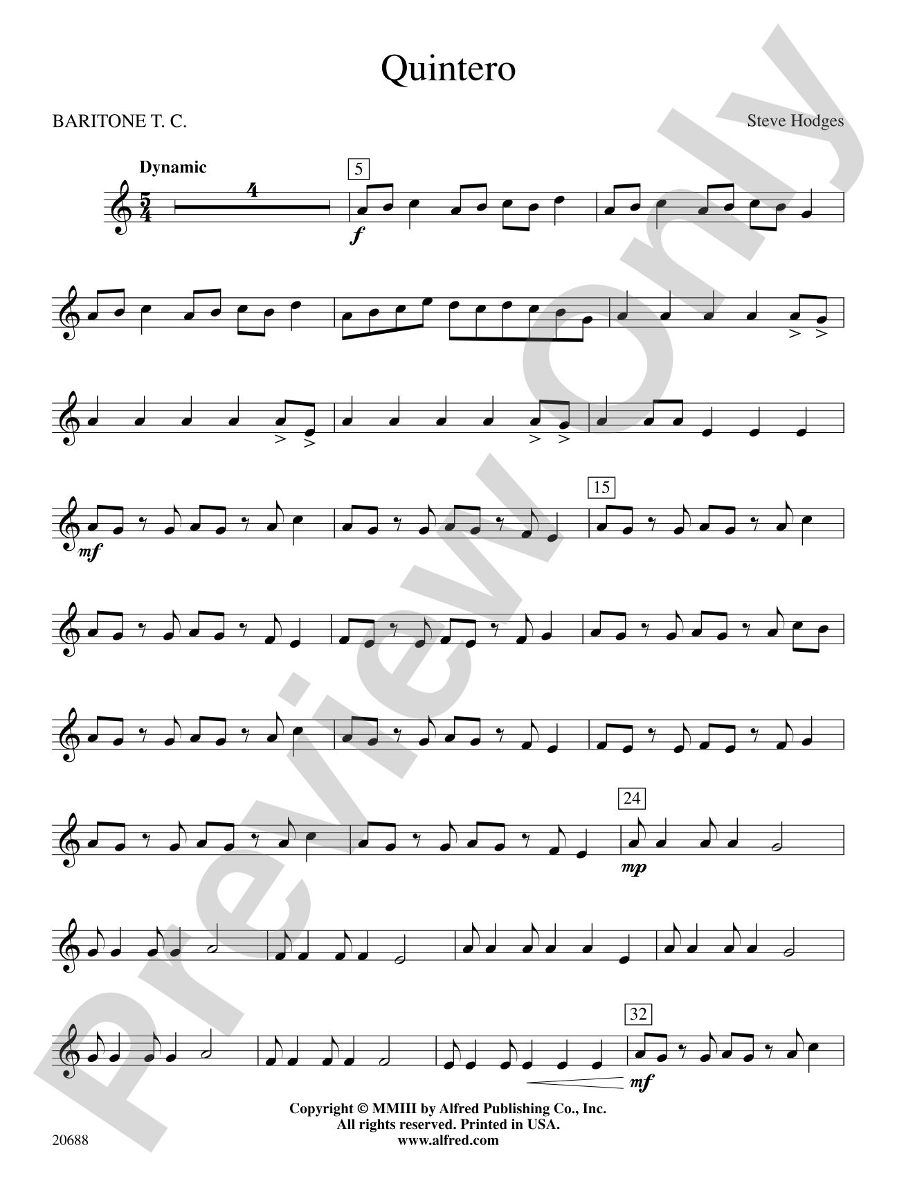 Quintero: Baritone T.C.