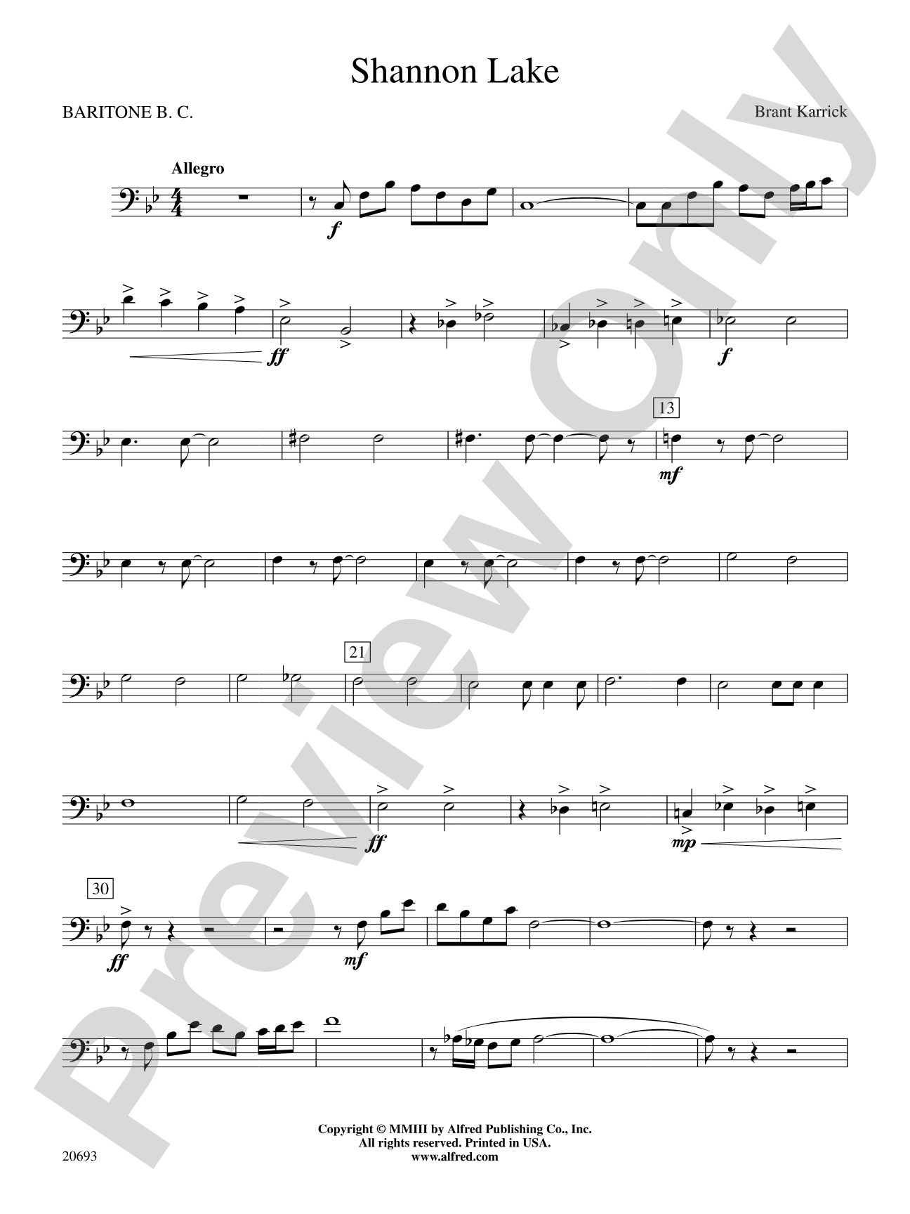 Shannon Lake: Baritone B.C.