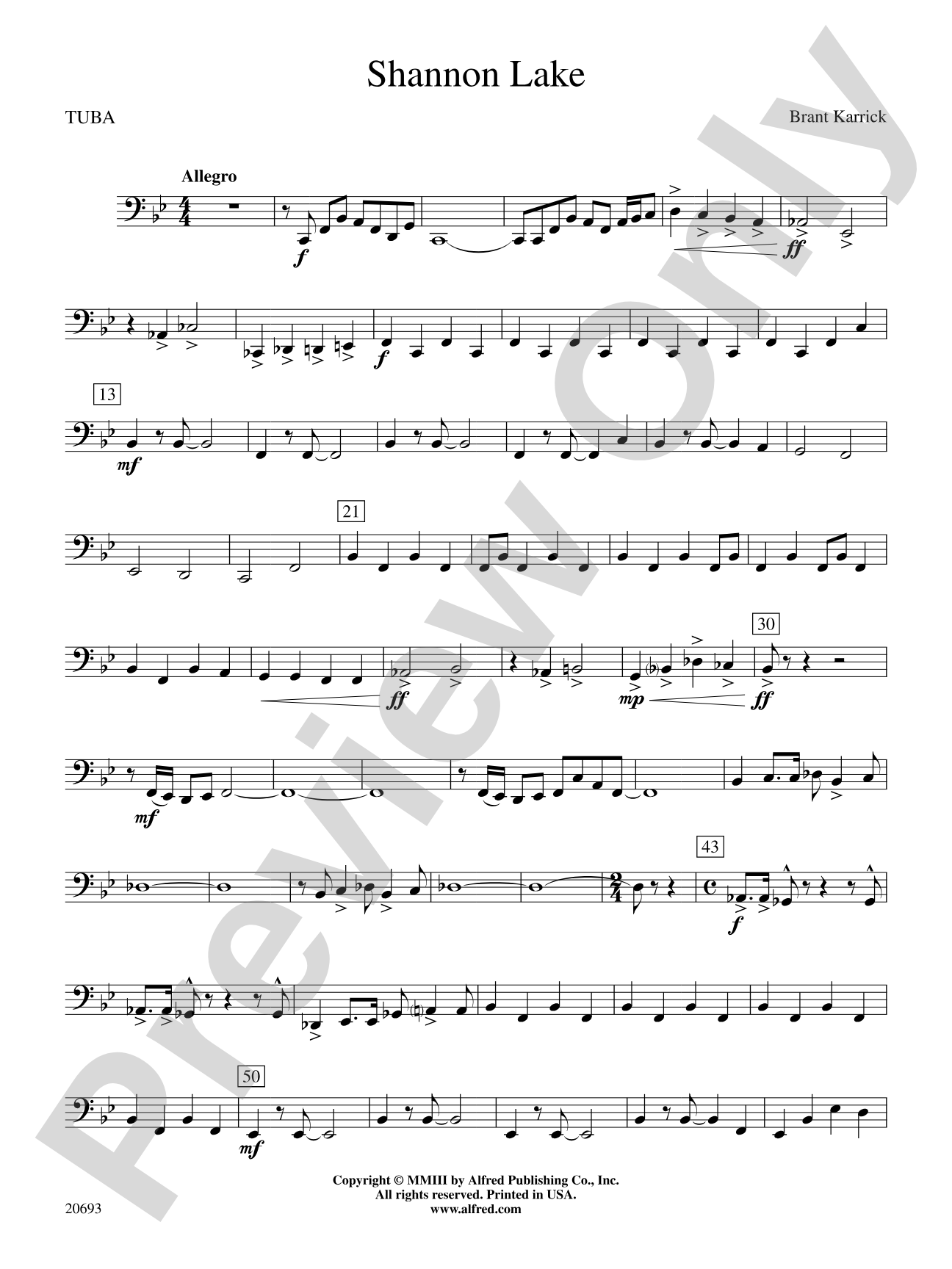 Shannon Lake: Tuba