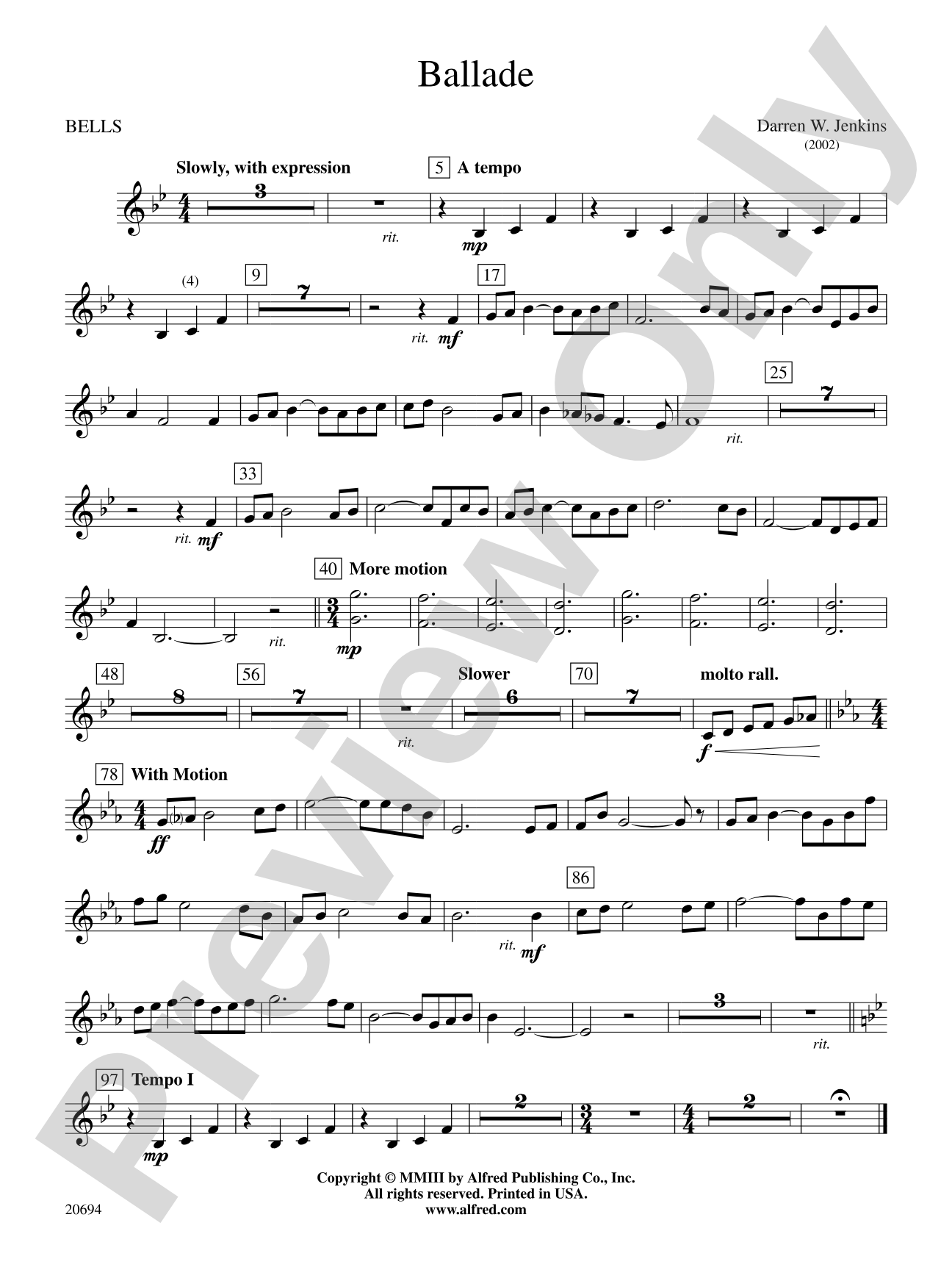 Ballade: Bells
