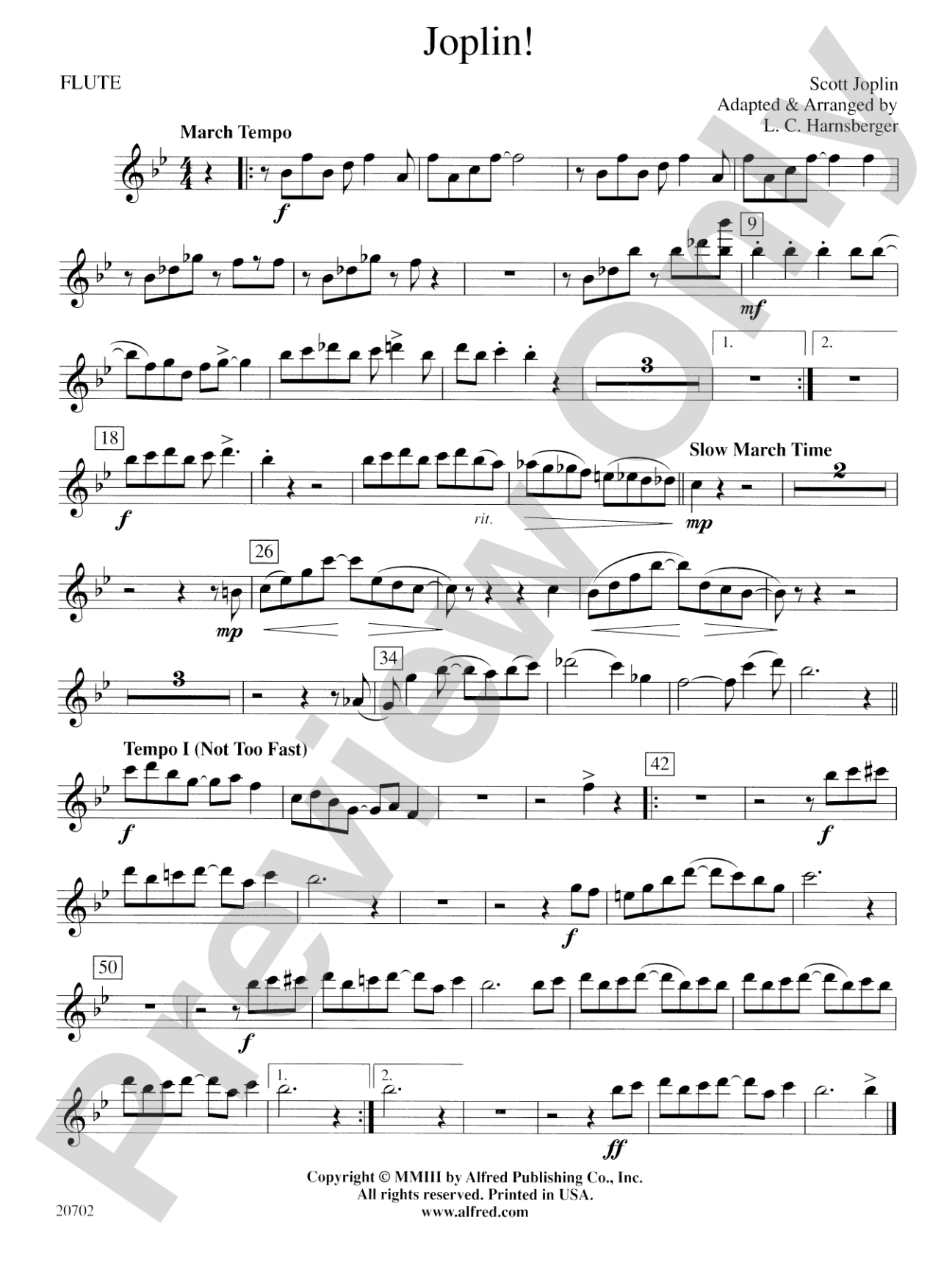 Joplin!: Flute