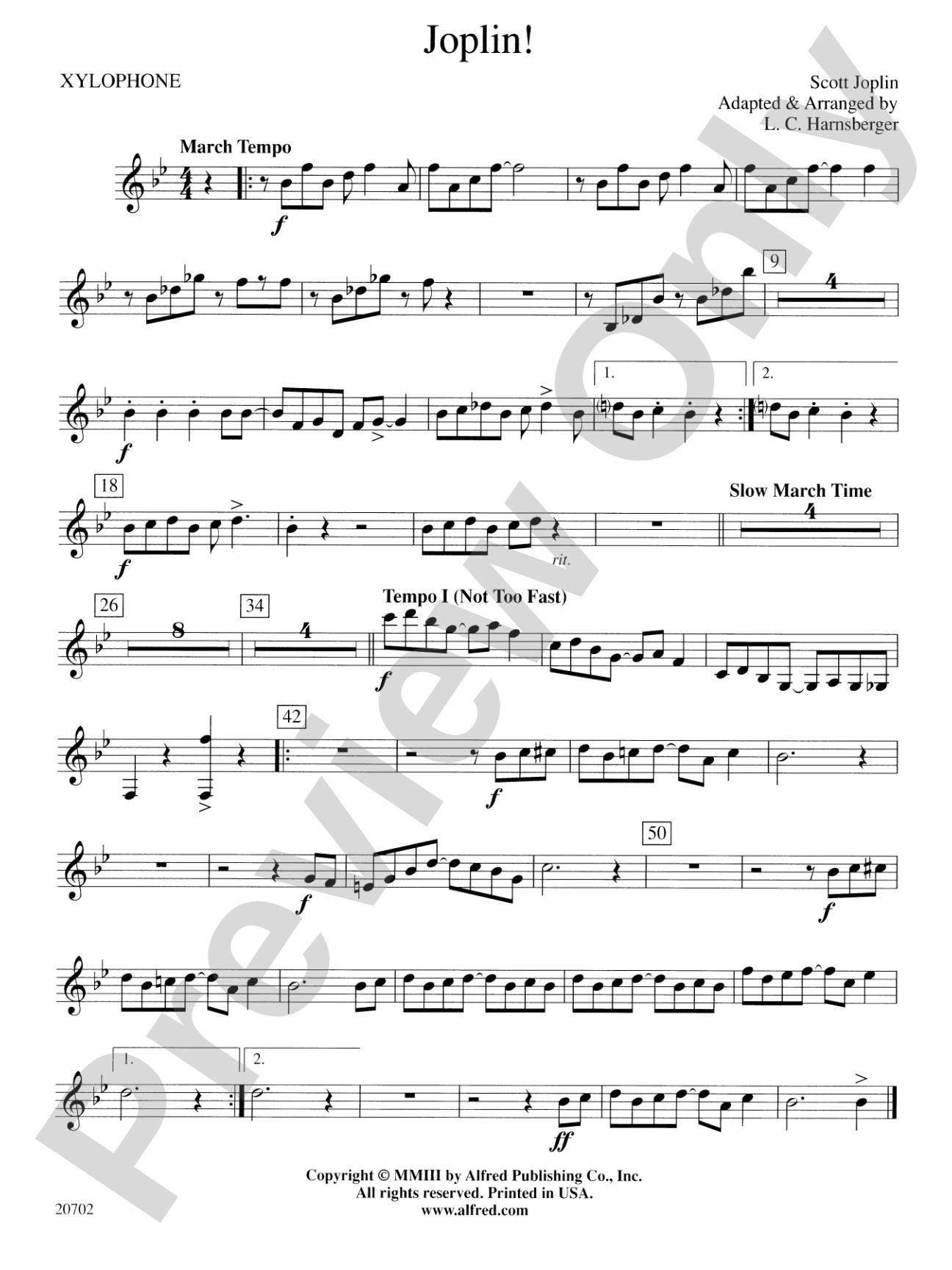 Joplin!: Xylophone