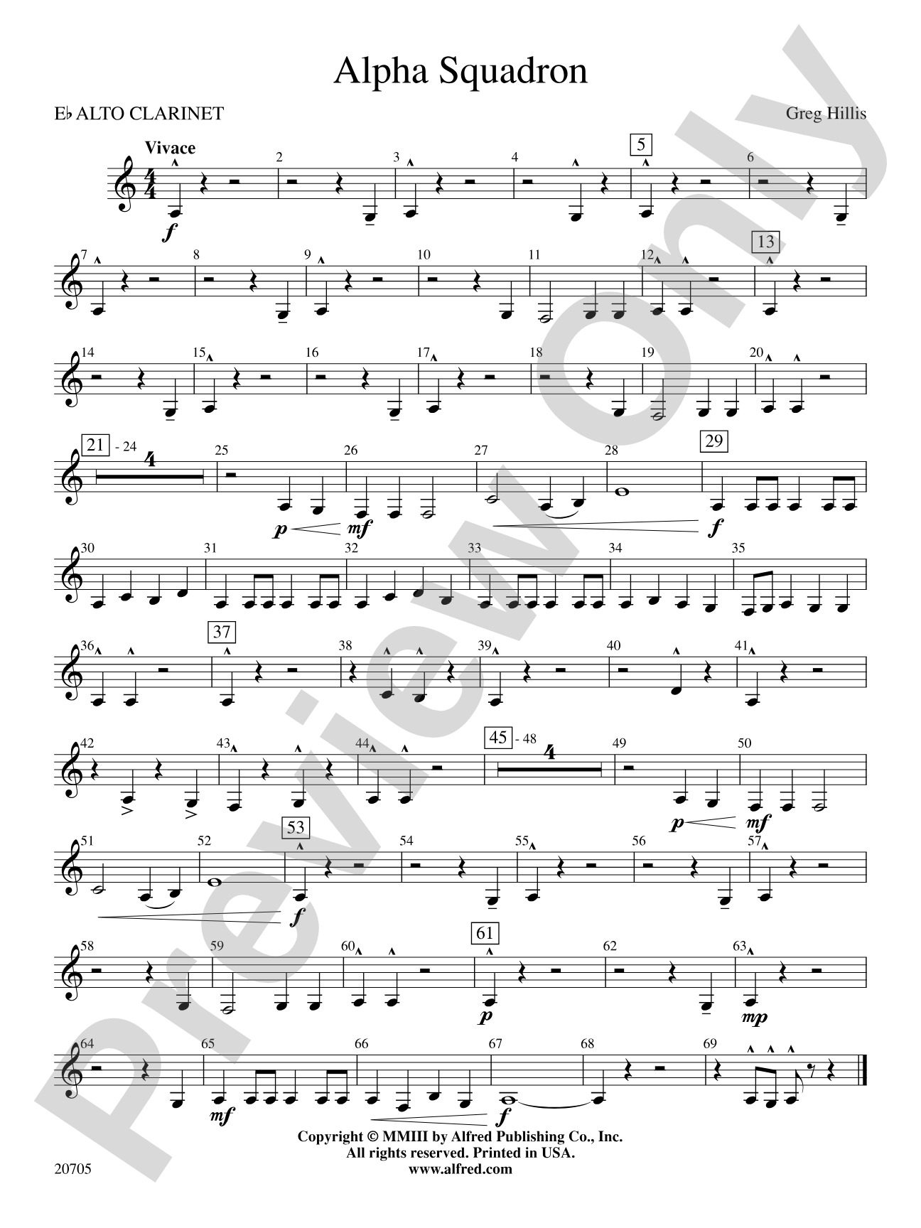 Alpha Squadron: E-flat Alto Clarinet