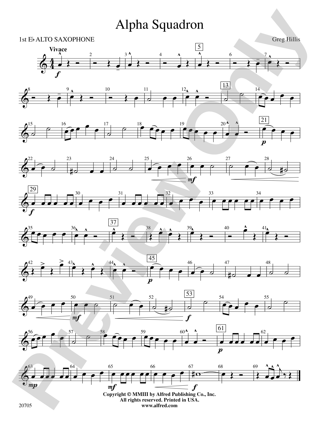 Alpha Squadron: E-flat Alto Saxophone