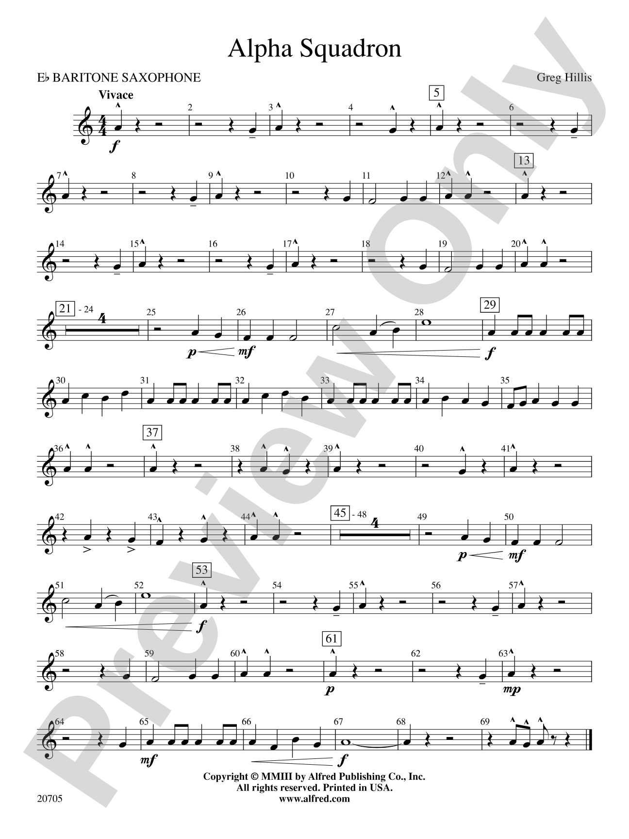 Alpha Squadron: E-flat Baritone Saxophone