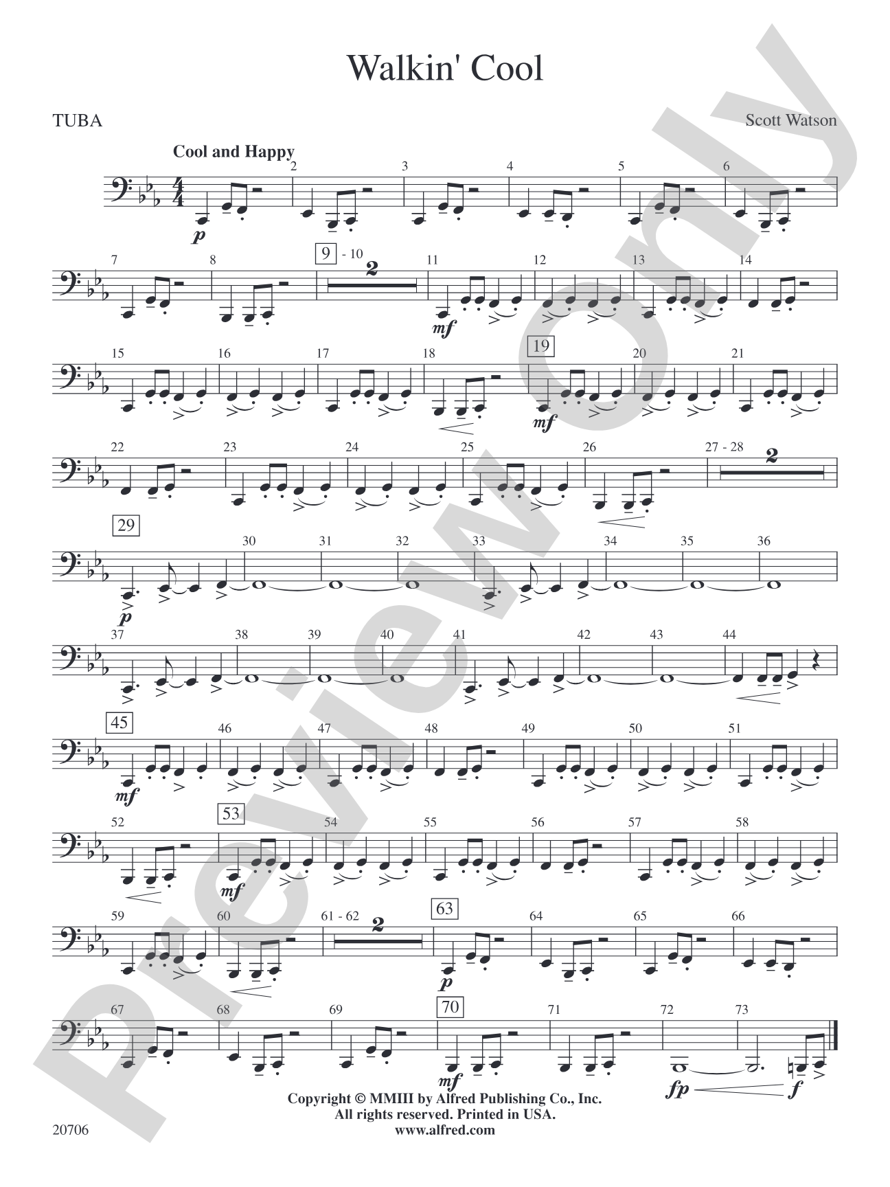 Walkin' Cool: Tuba