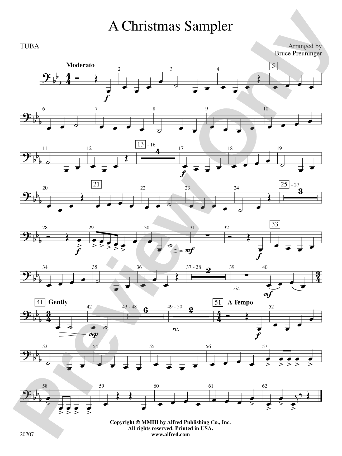 A Christmas Sampler: Tuba