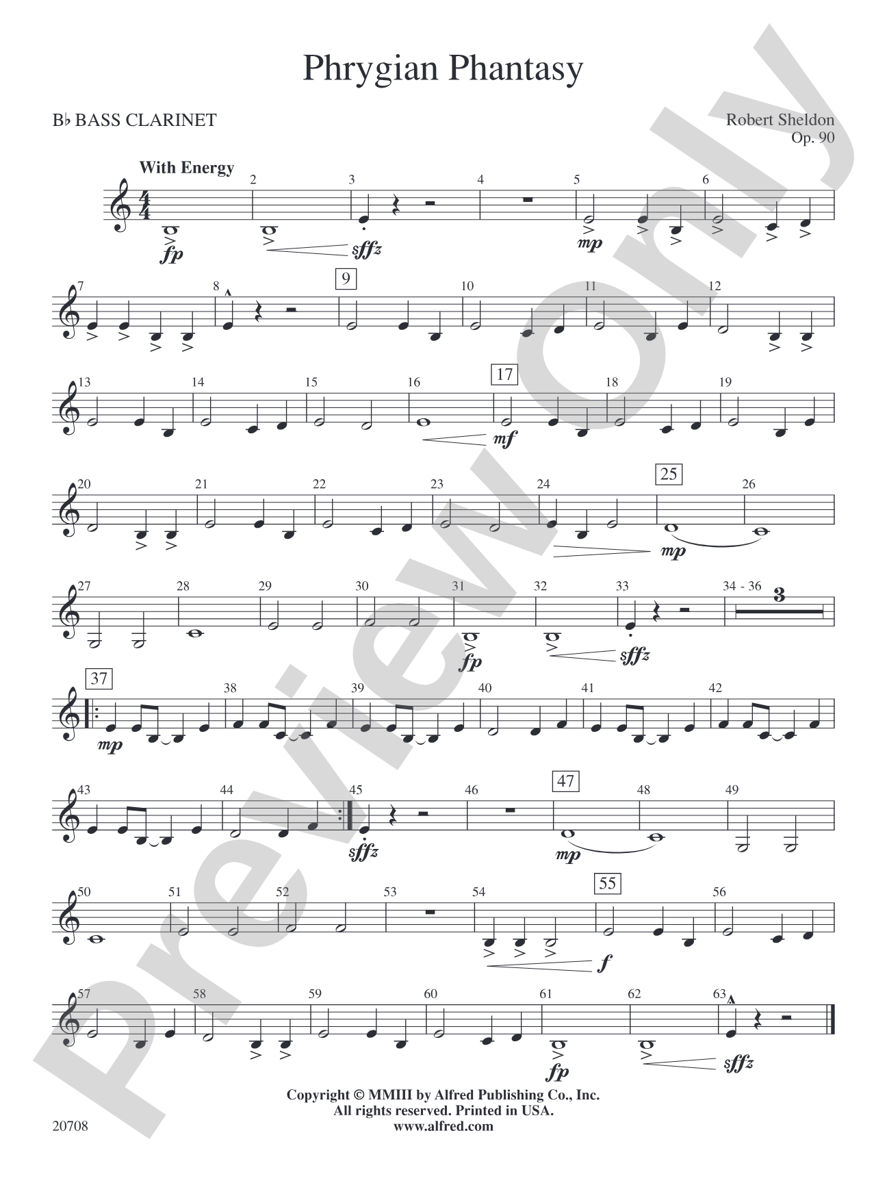 Phrygian Phantasy: B-flat Bass Clarinet