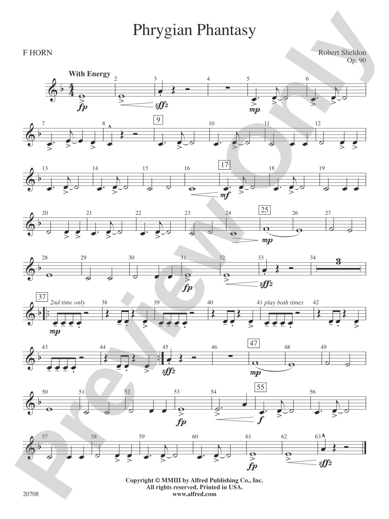 Phrygian Phantasy: 1st F Horn