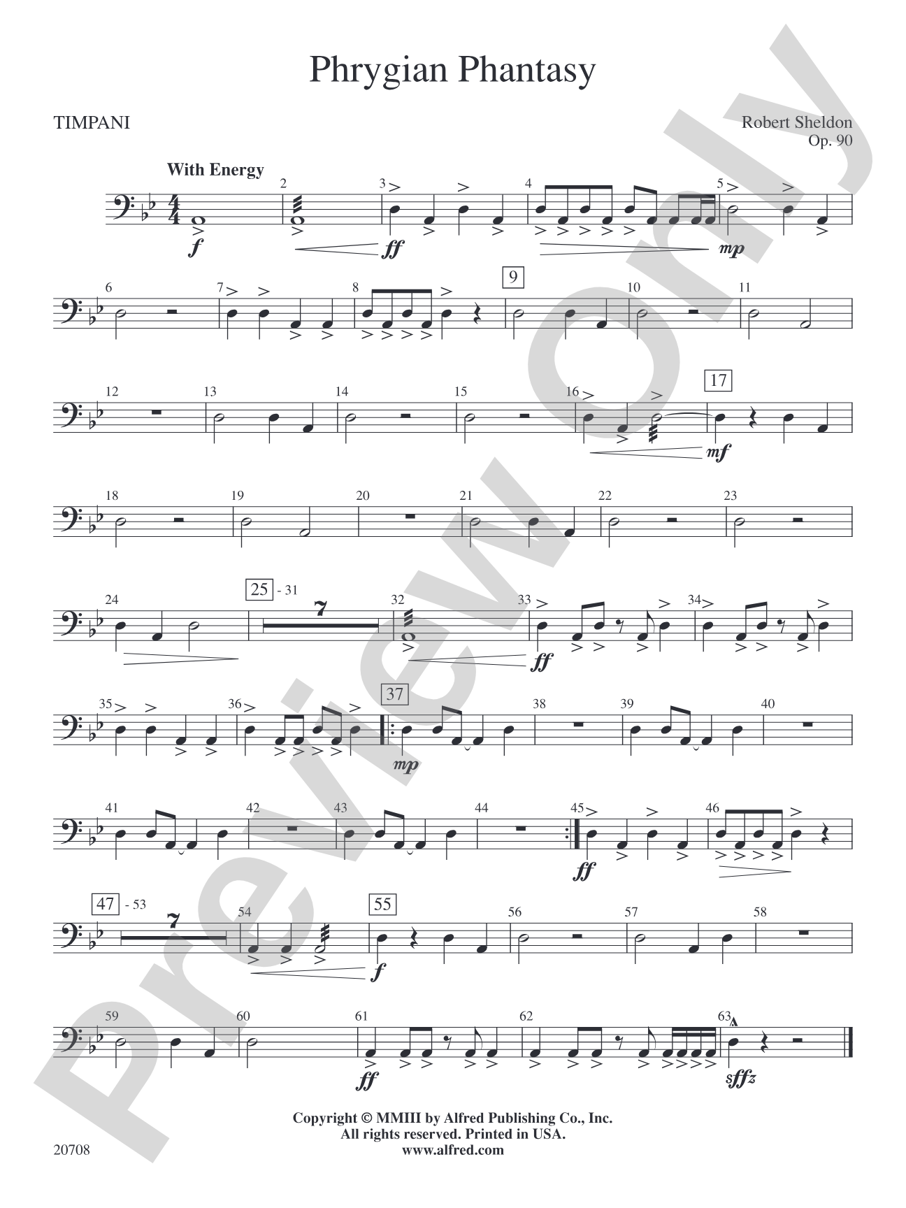 Phrygian Phantasy: Timpani