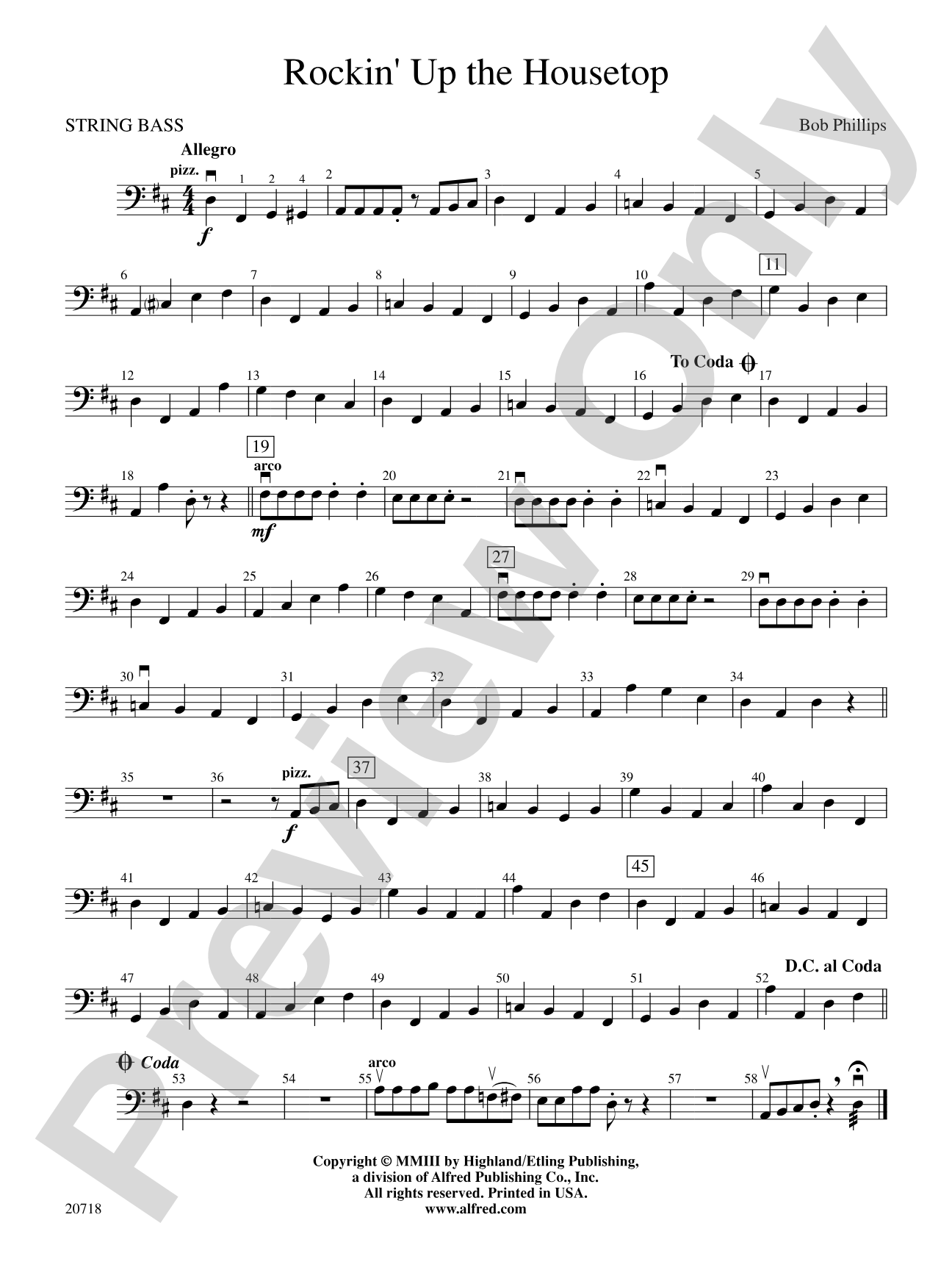 Rockin' Up the Housetop: String Bass