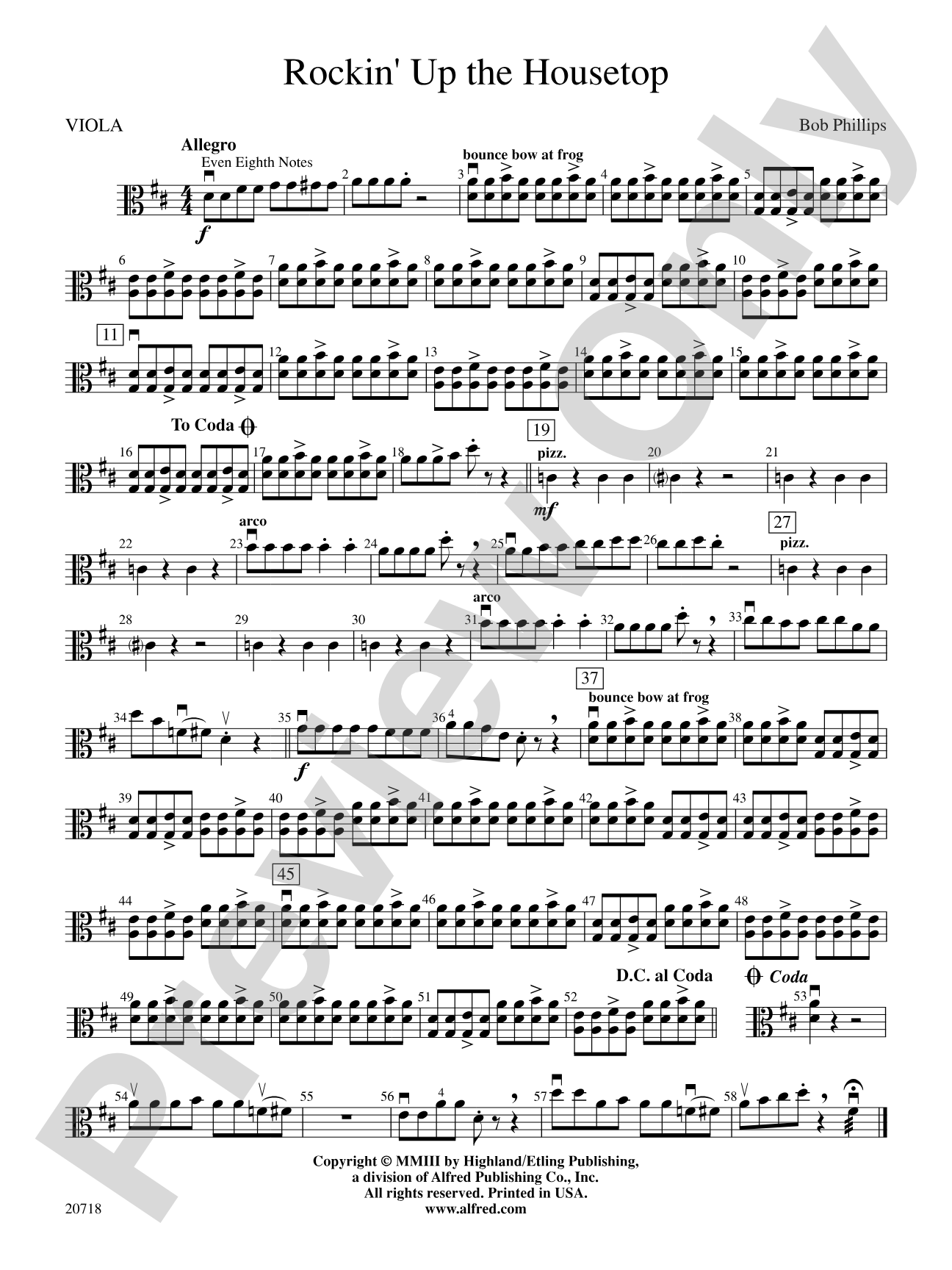 Rockin' Up the Housetop: Viola