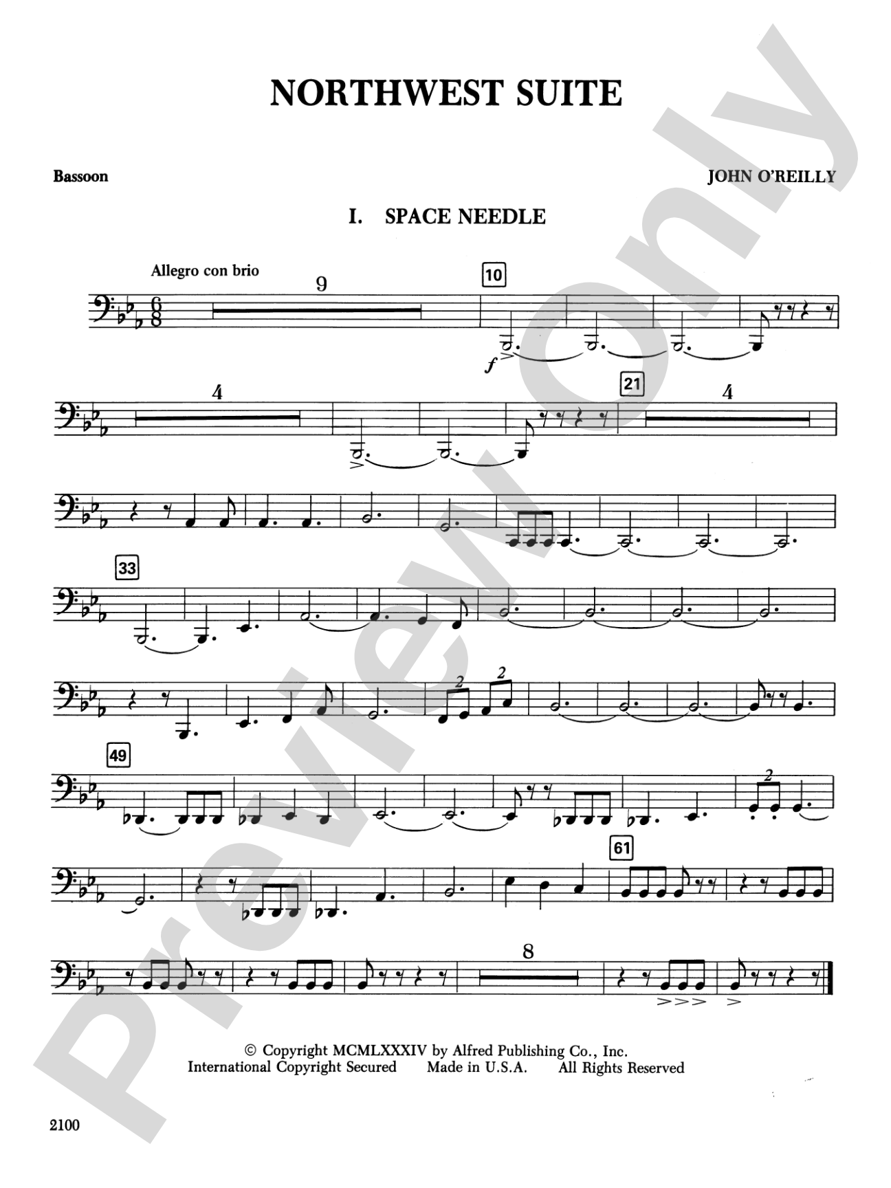 Northwest Suite: Bassoon