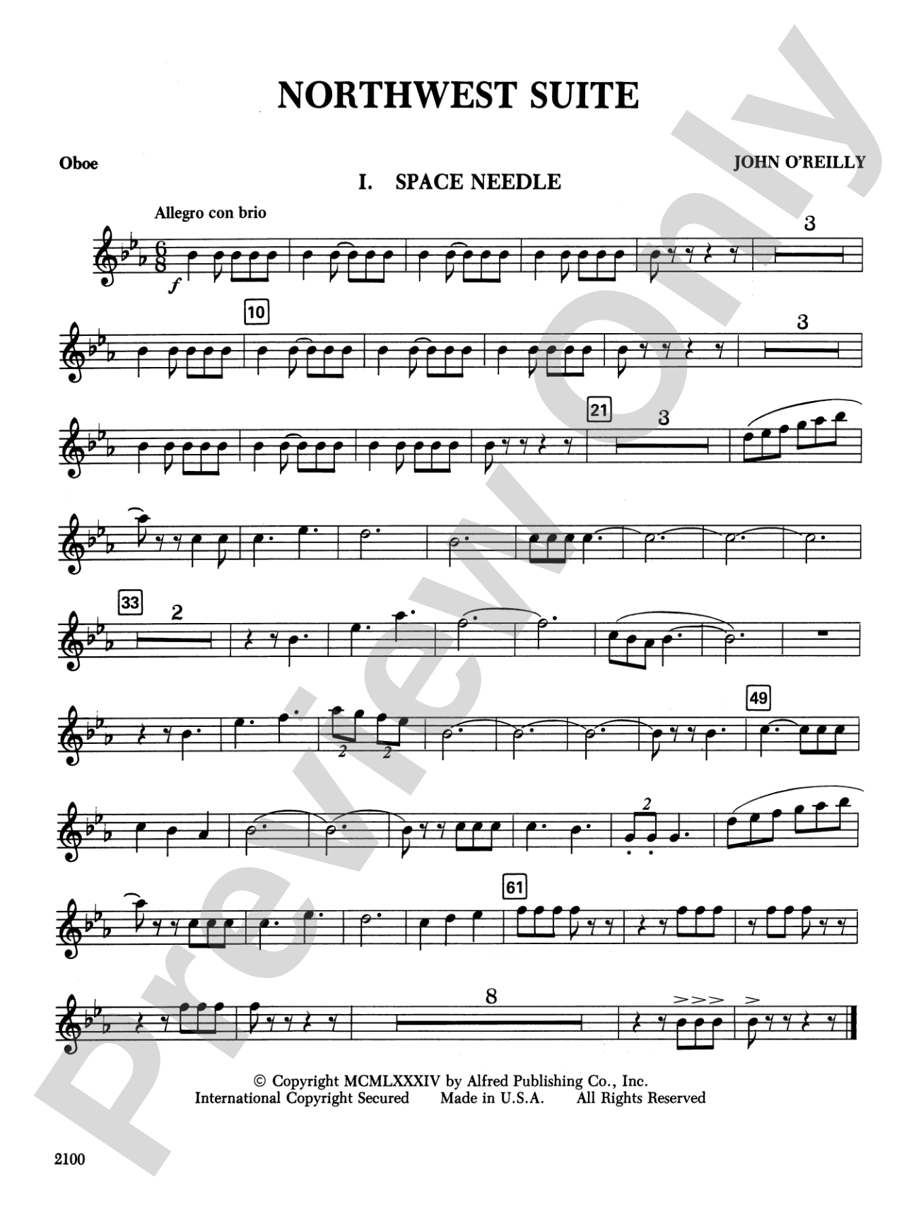 Northwest Suite: Oboe