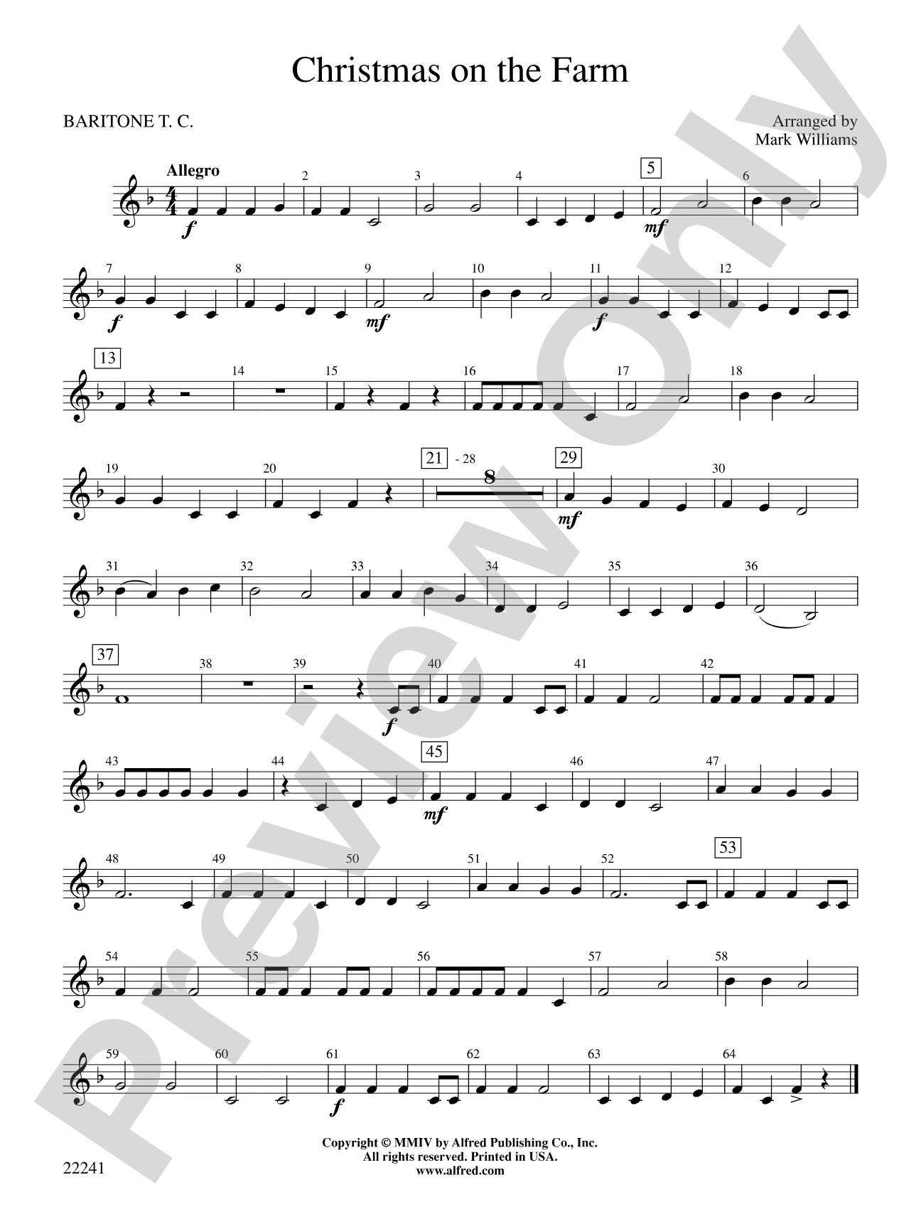 Christmas on the Farm: Baritone T.C.