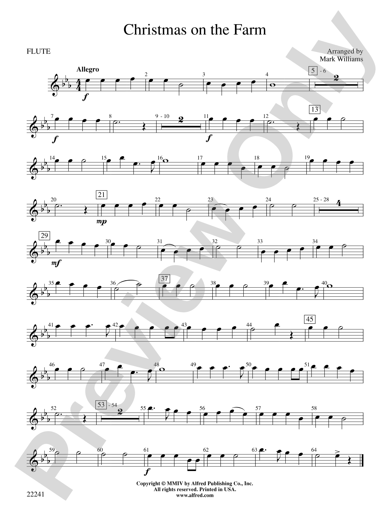 Christmas on the Farm: Flute