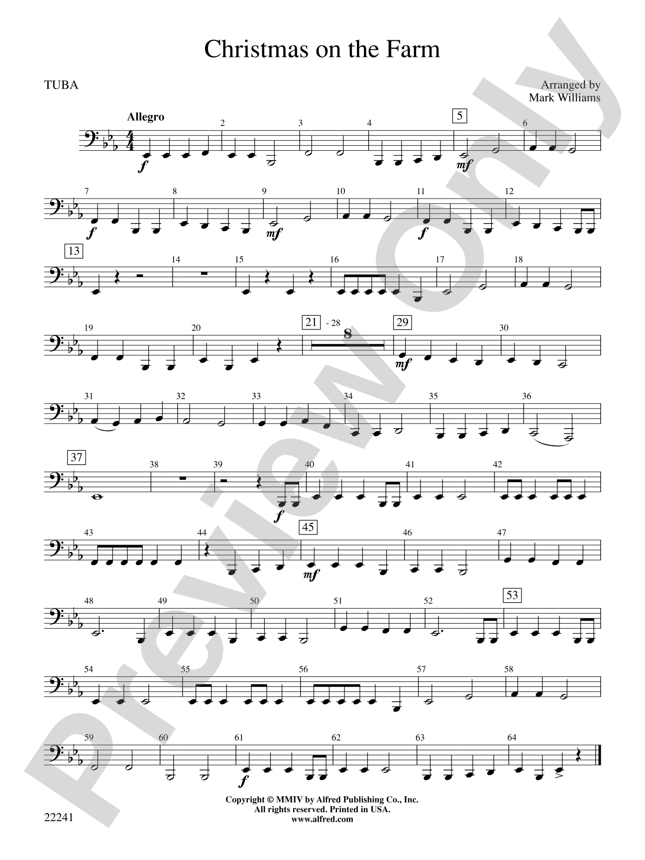 Christmas on the Farm: Tuba