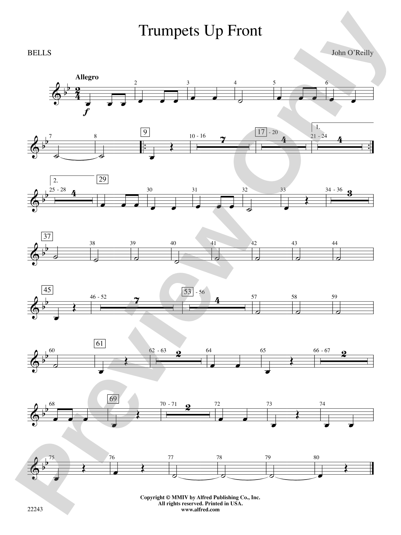 Trumpets Up Front: Bells