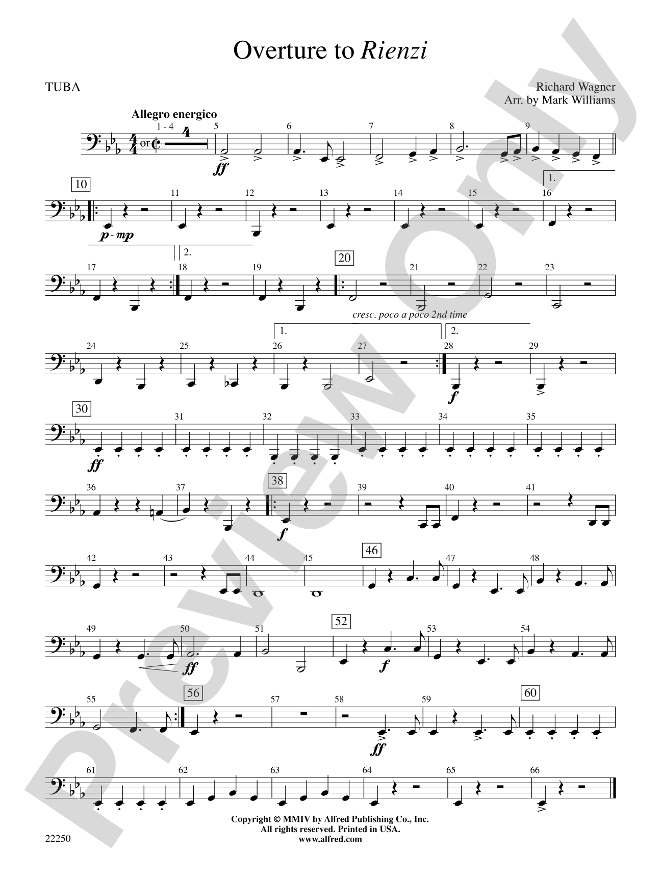 Overture to Rienzi: Tuba