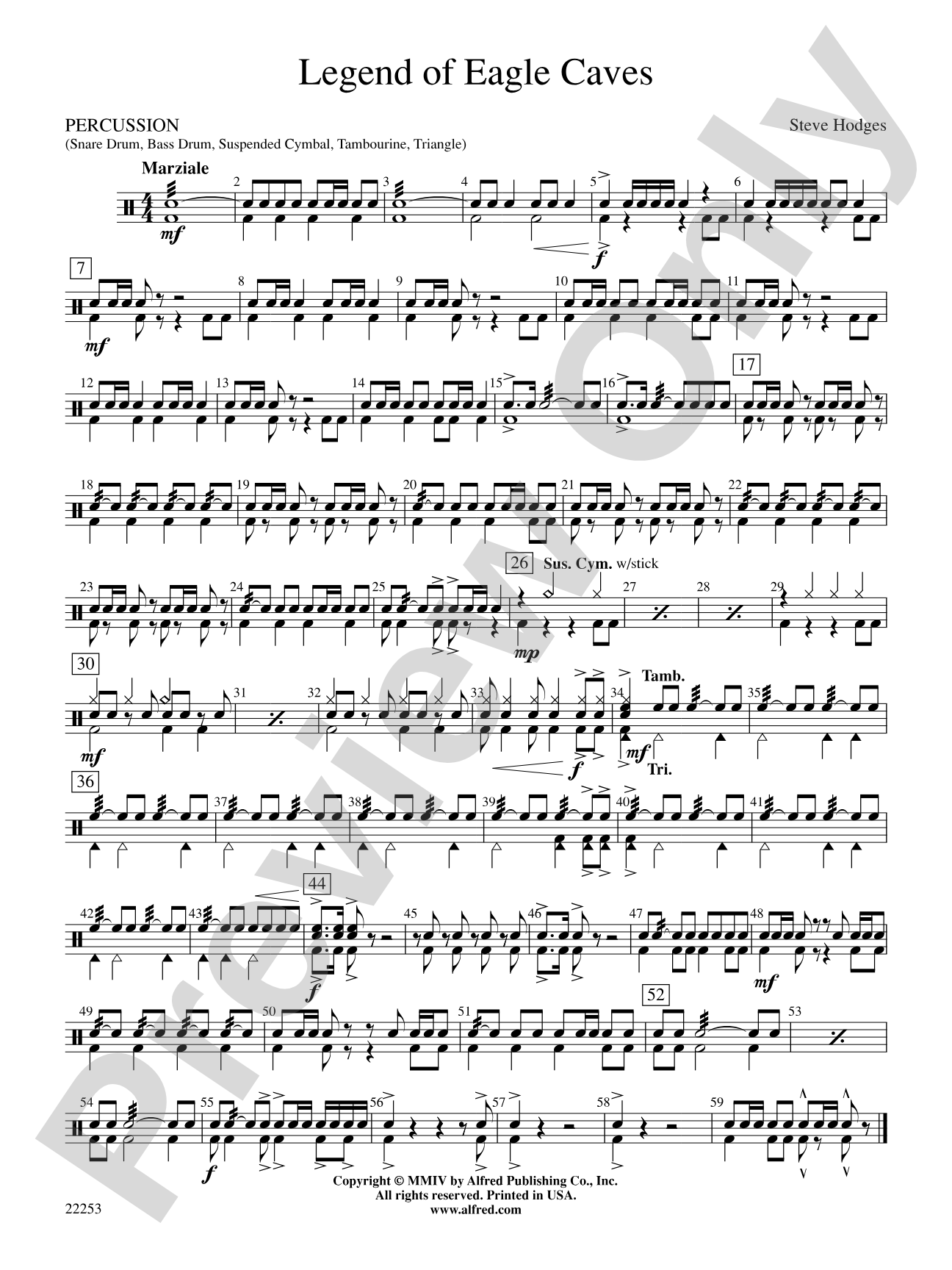 Legend of Eagle Caves: 1st Percussion