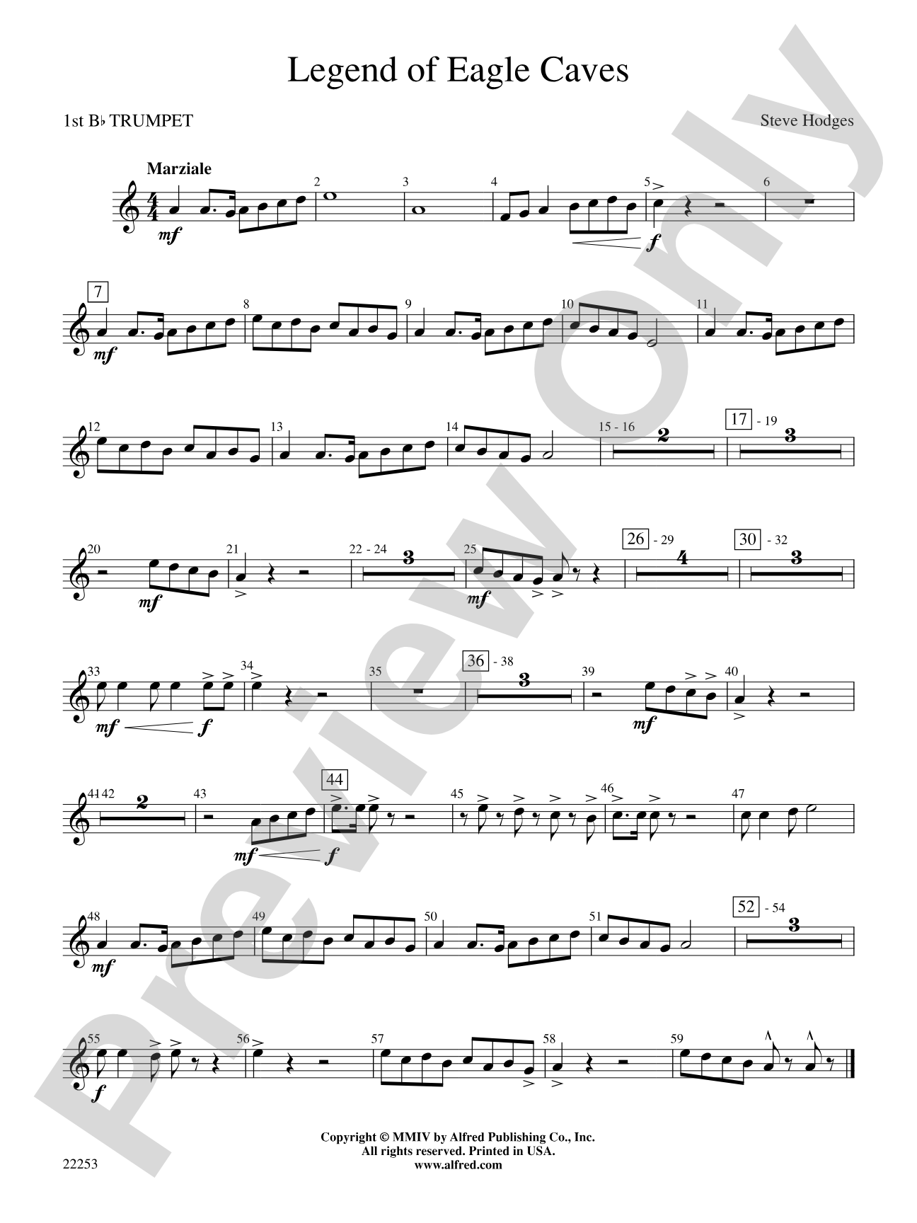 Legend of Eagle Caves: 1st B-flat Trumpet