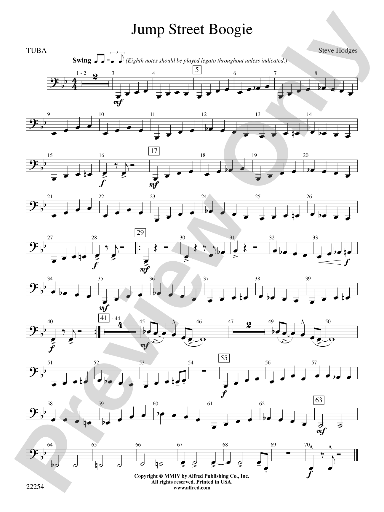 Jump Street Boogie: Tuba