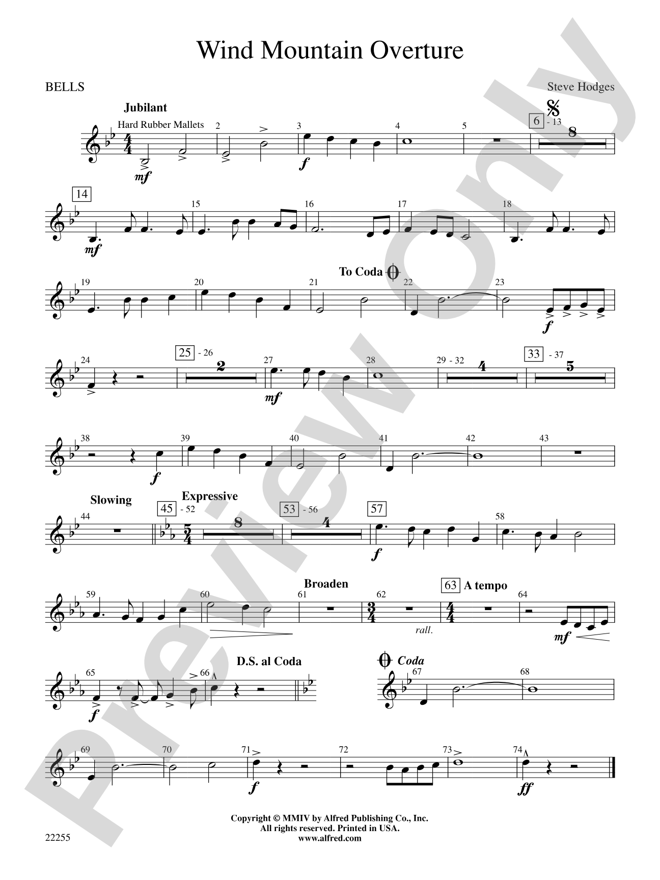 Wind Mountain Overture: Bells