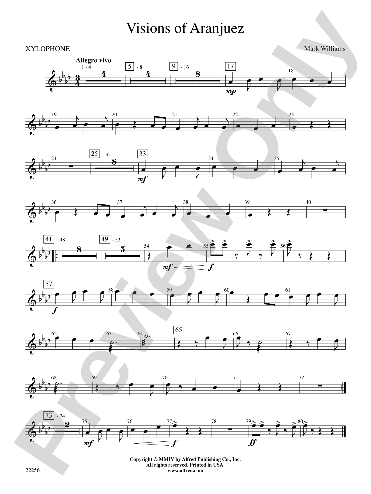 Visions of Aranjuez: Xylophone