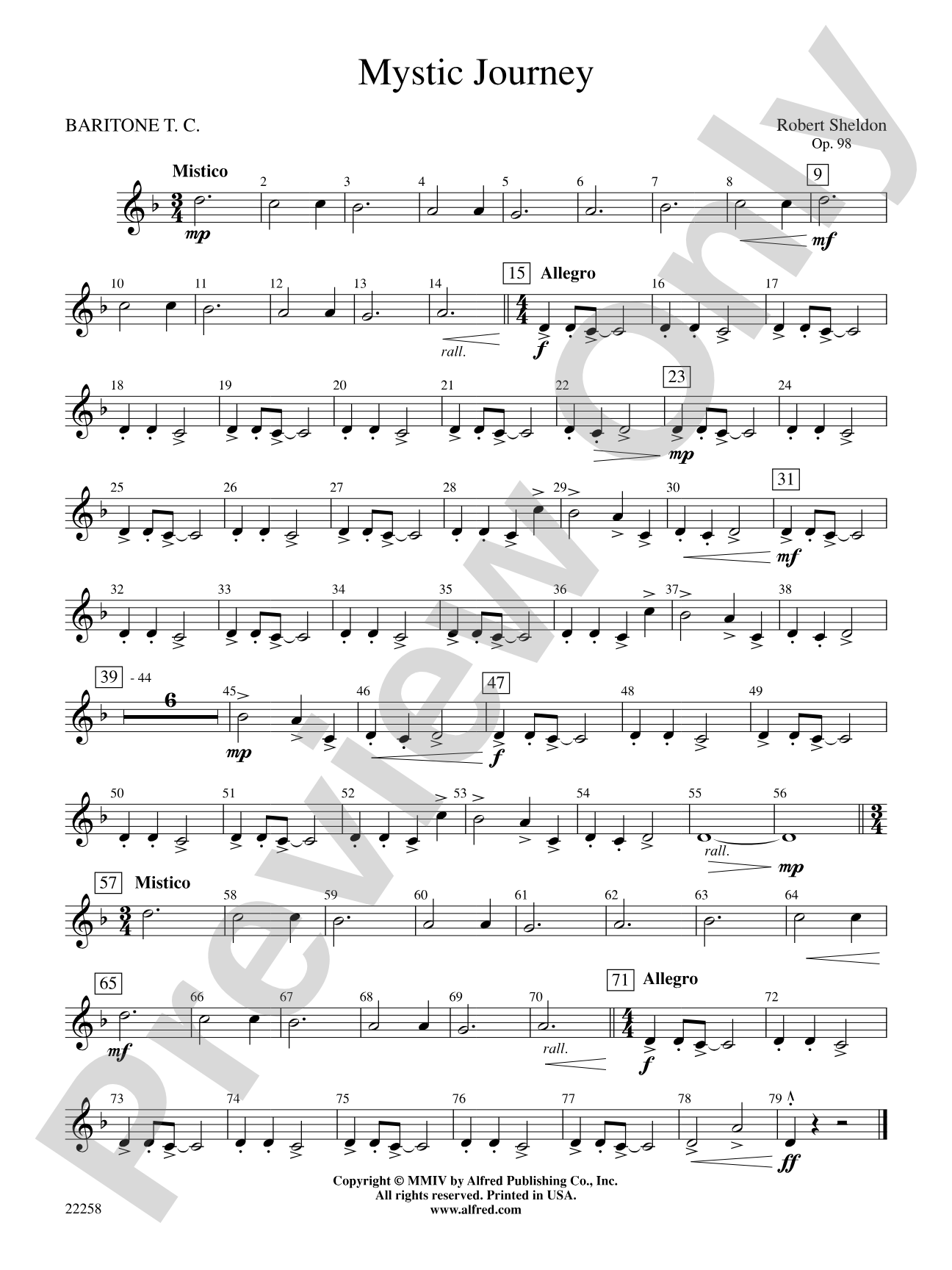 Mystic Journey: Baritone T.C.