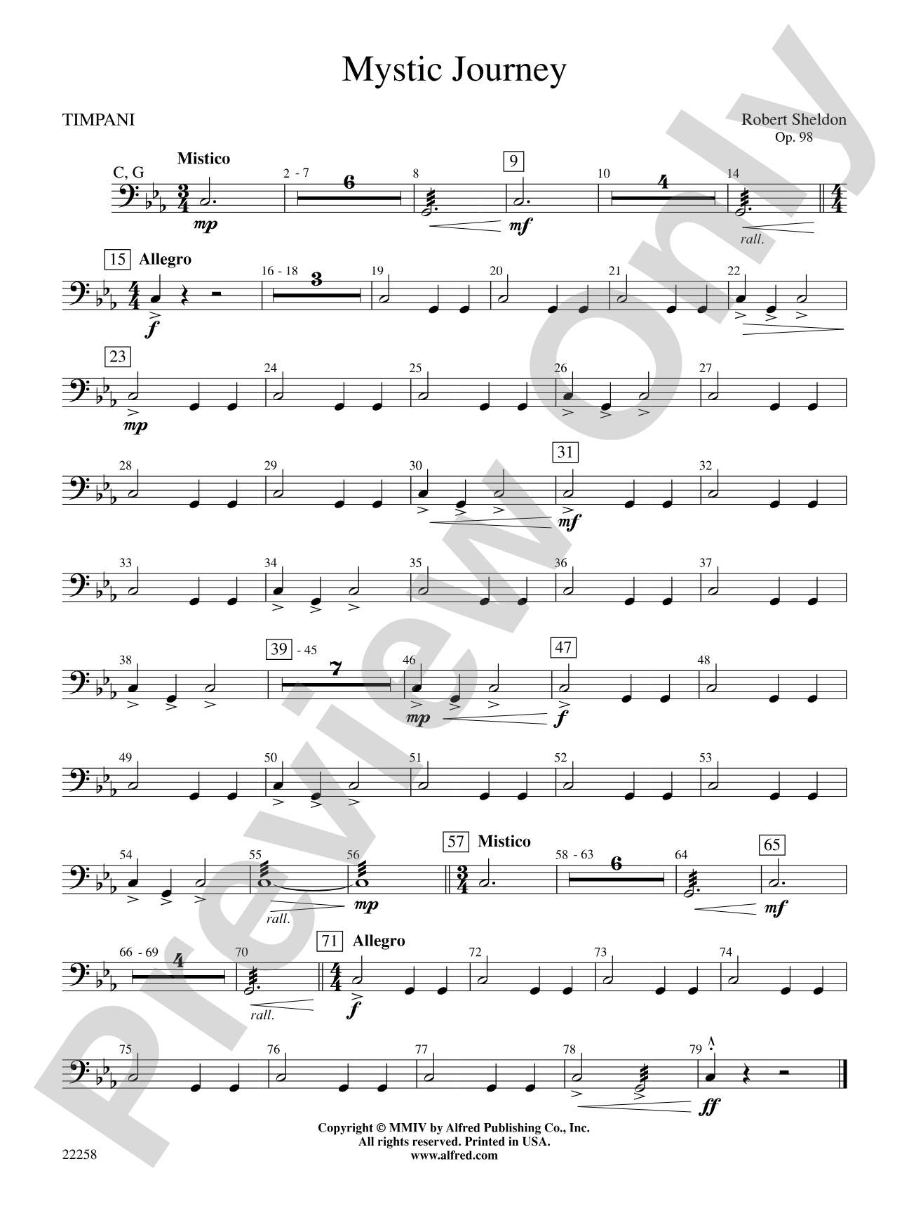 Mystic Journey: Timpani