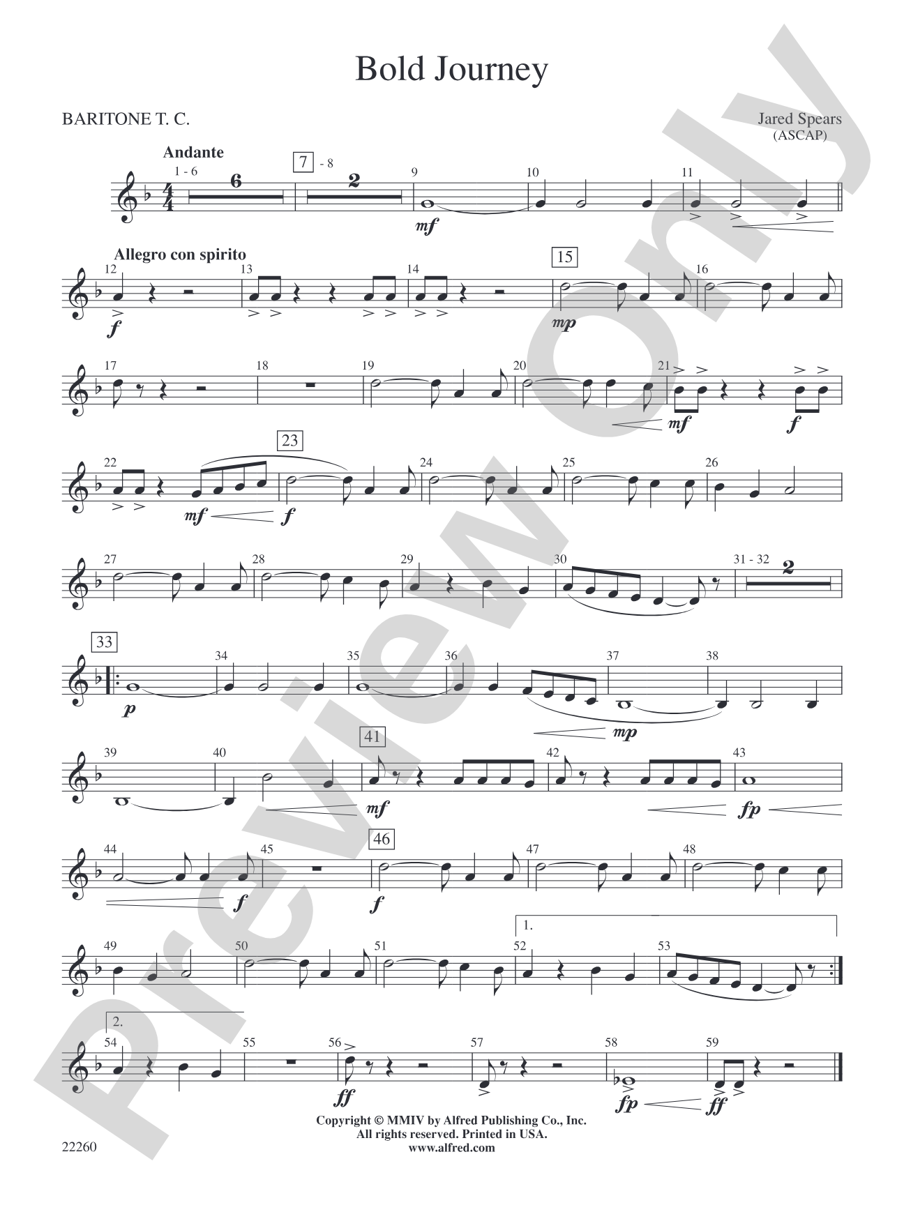 Bold Journey: Baritone T.C.