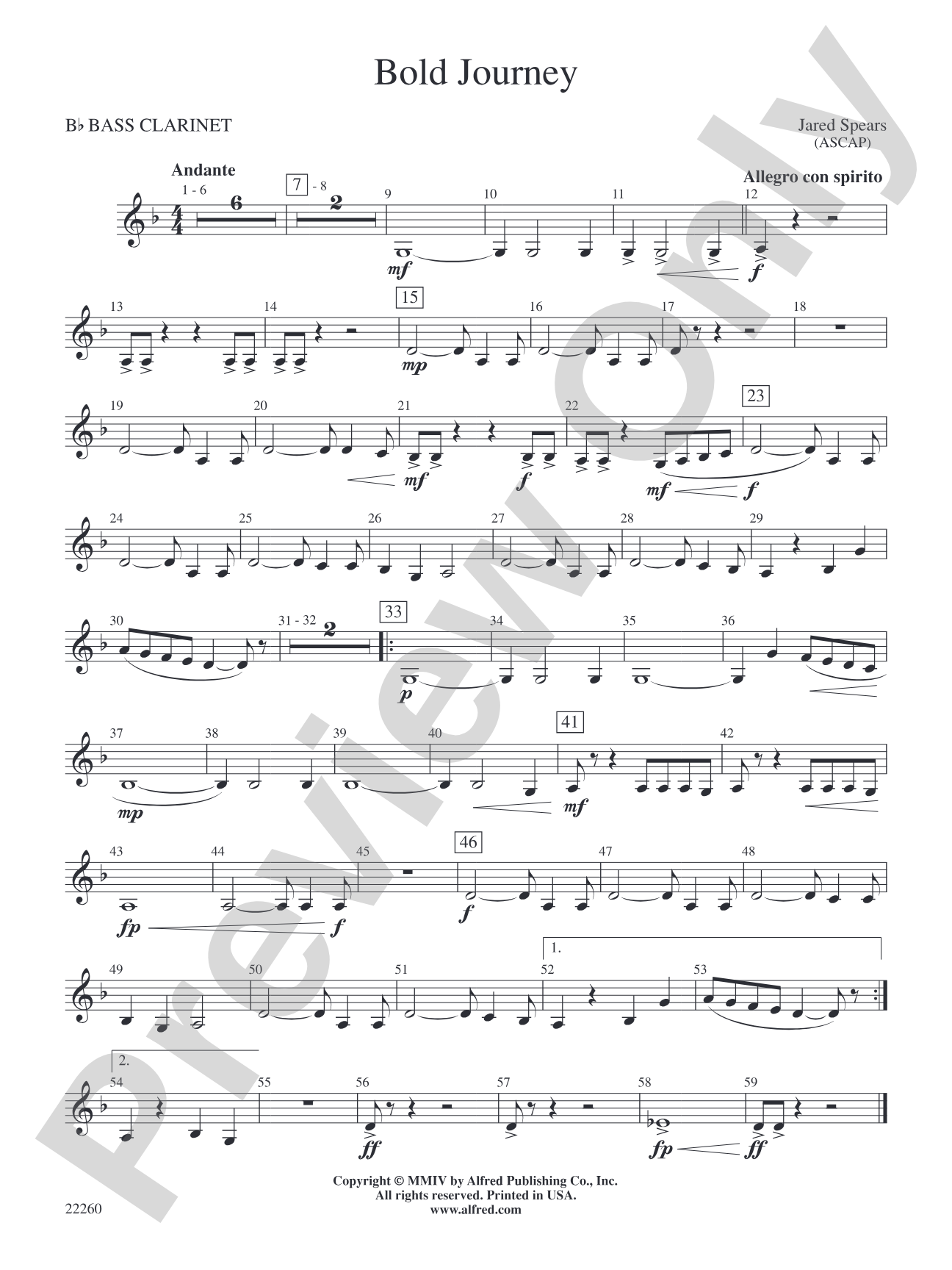 Bold Journey: B-flat Bass Clarinet