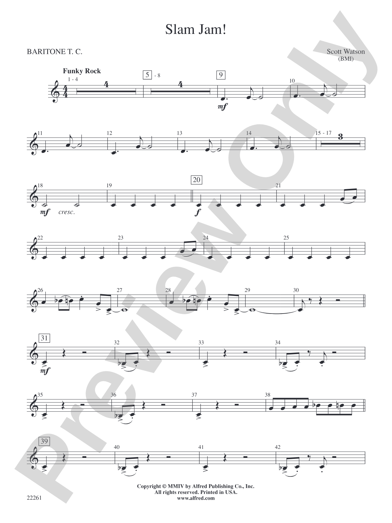 Slam Jam!: Baritone T.C.