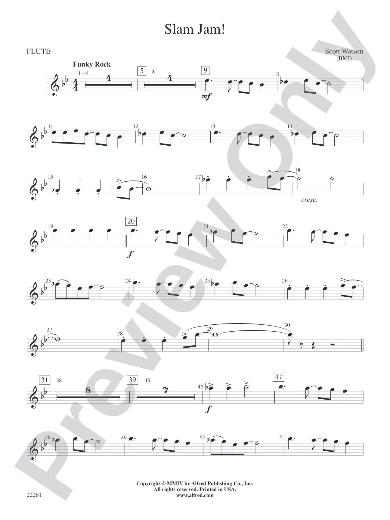 Slam Jam!: Flute