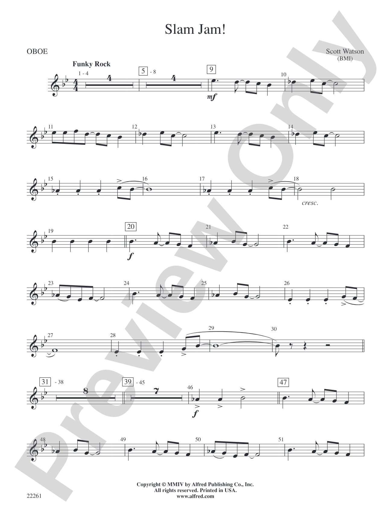Slam Jam!: Oboe