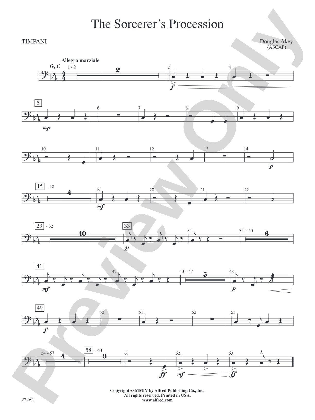 The Sorcerer's Procession: Timpani