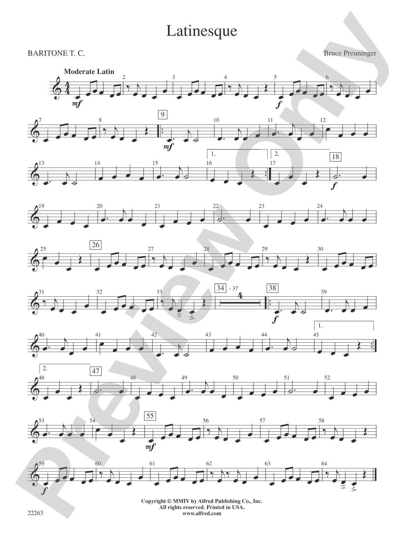 Latinesque: Baritone T.C.