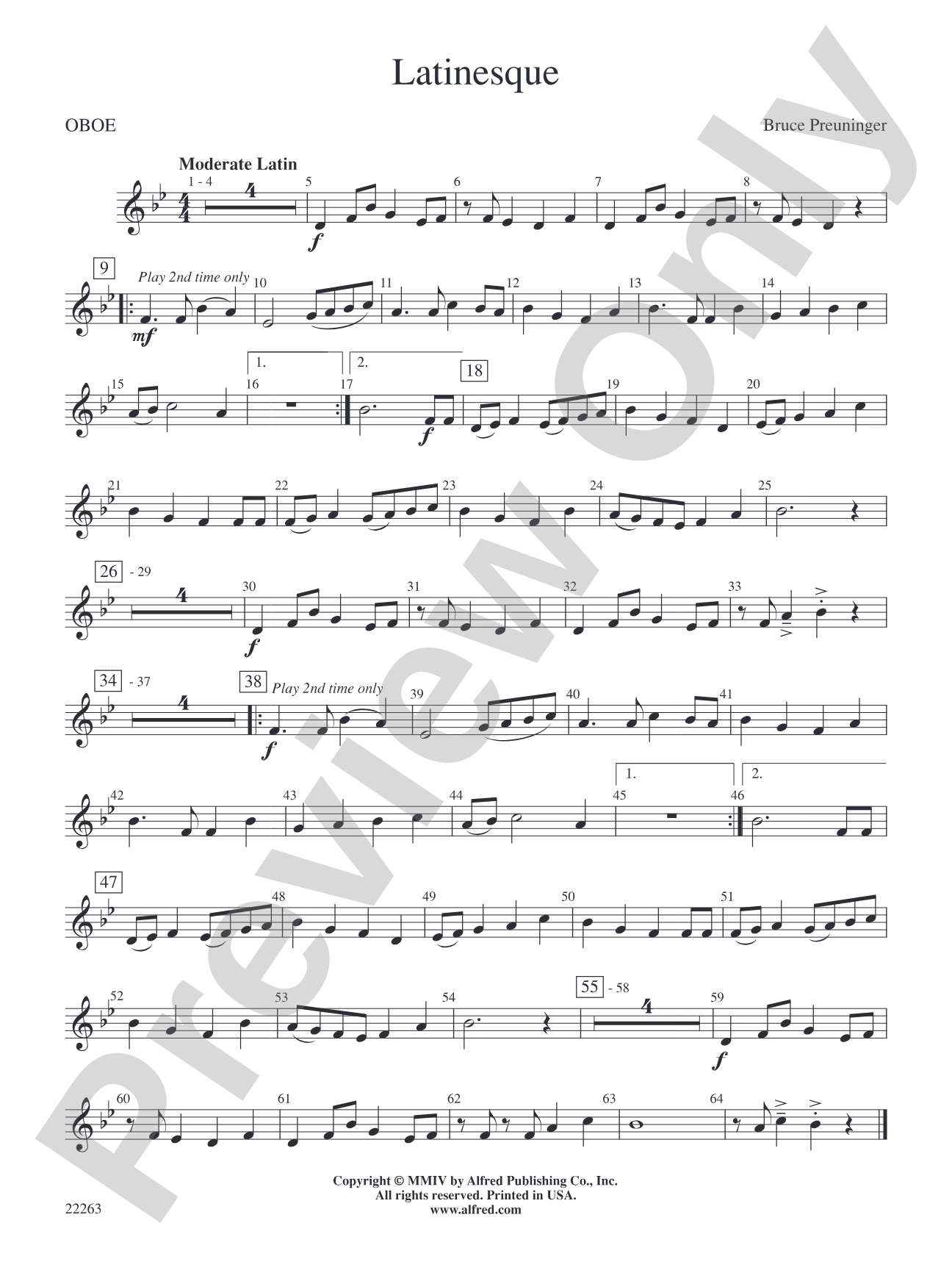 Latinesque: Oboe